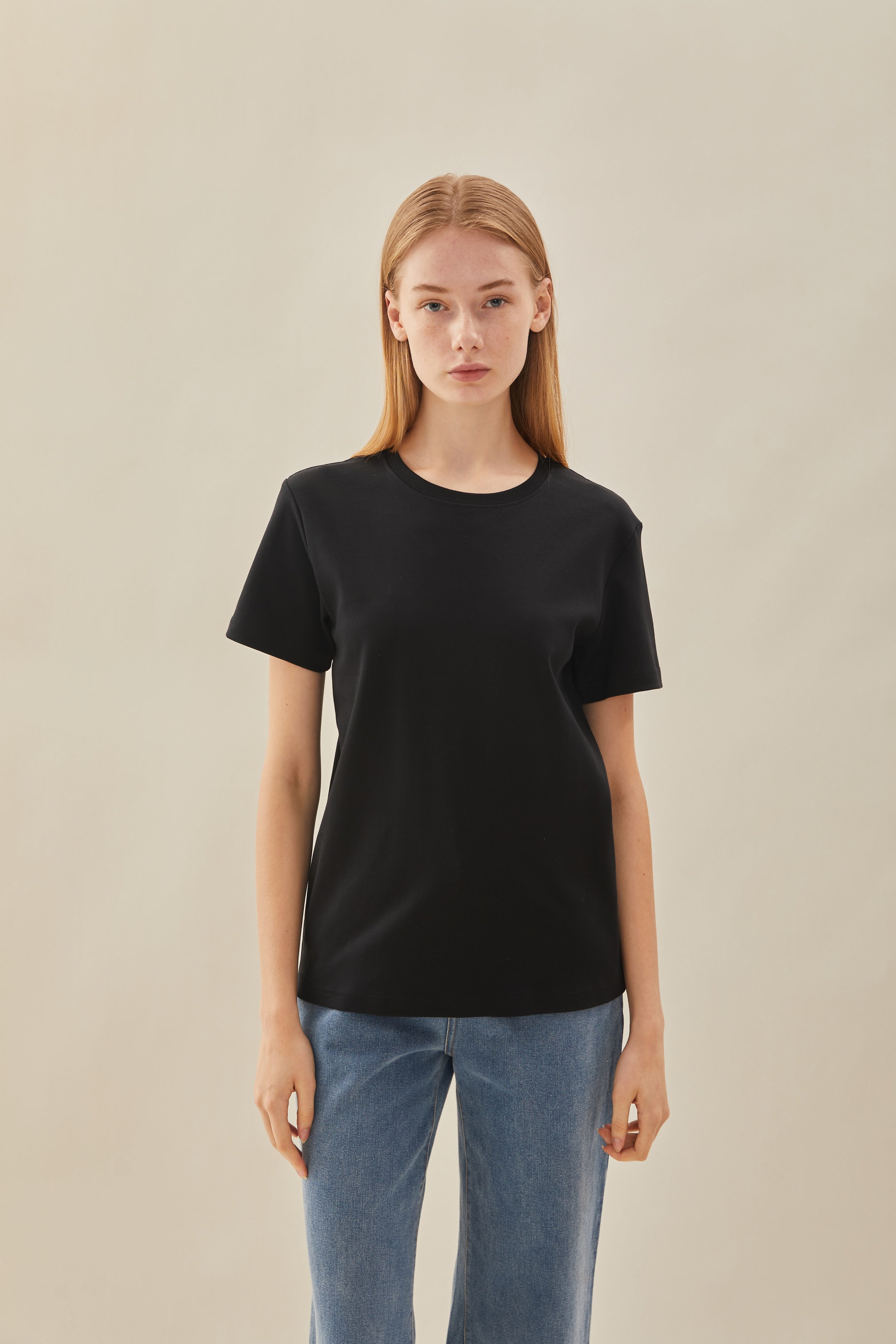 Box Cut Tee in Black (N°.05)
