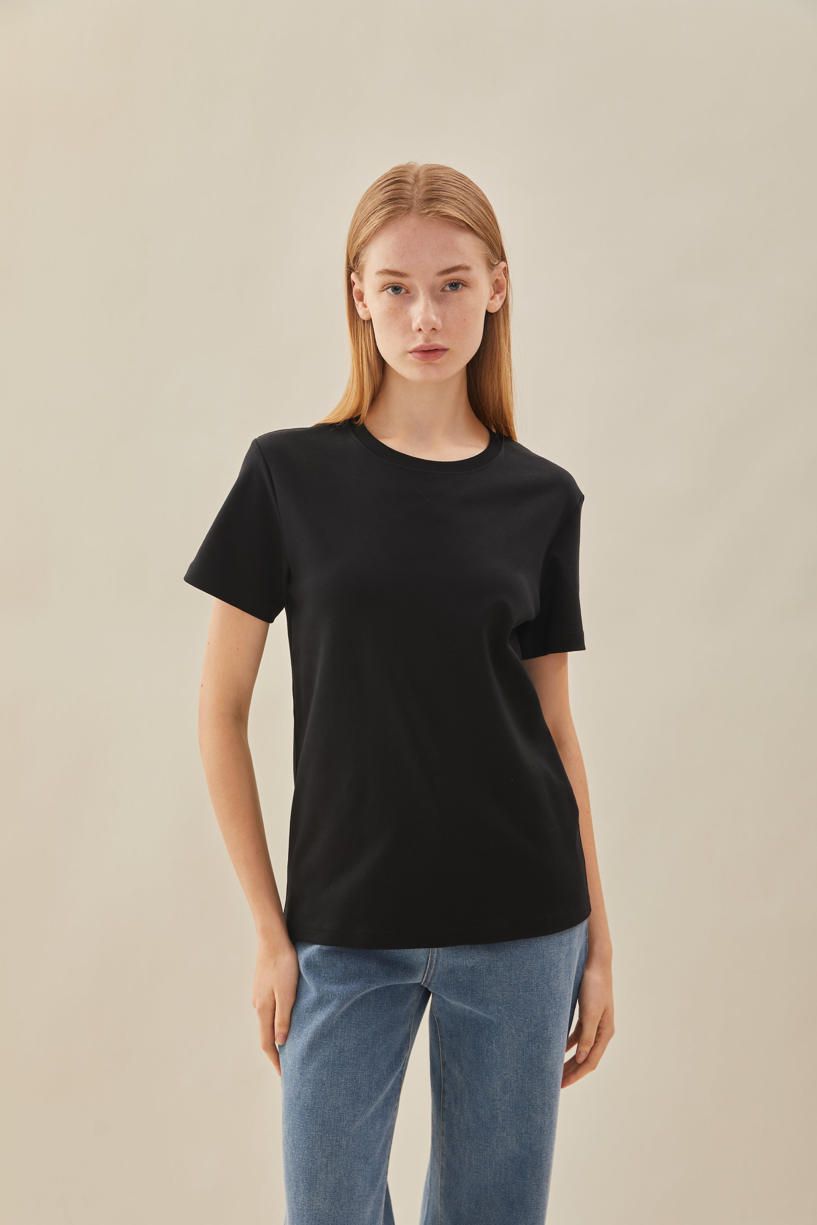 Box Cut Tee in Black (N°.05)