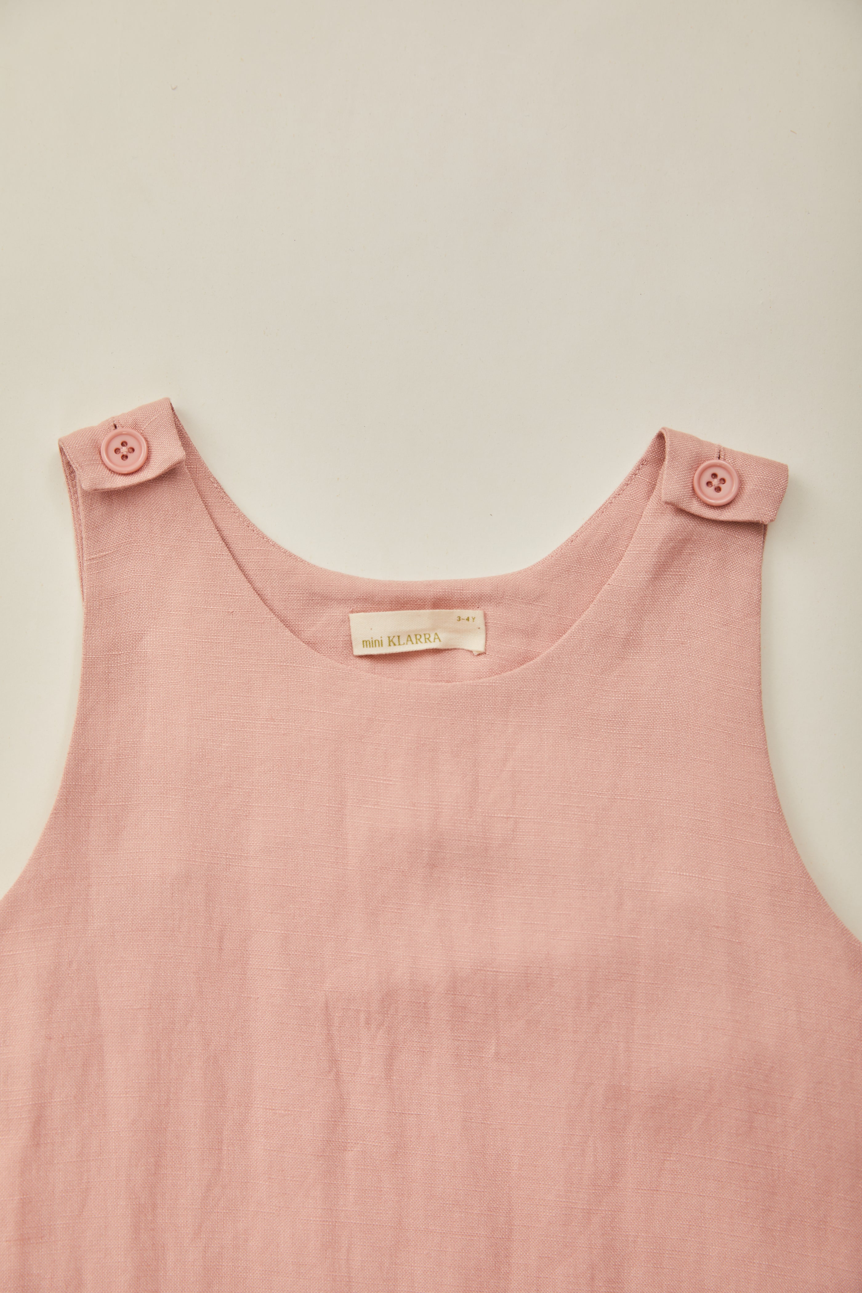 Mini Sleeveless A-Line Dress in Petal Pink