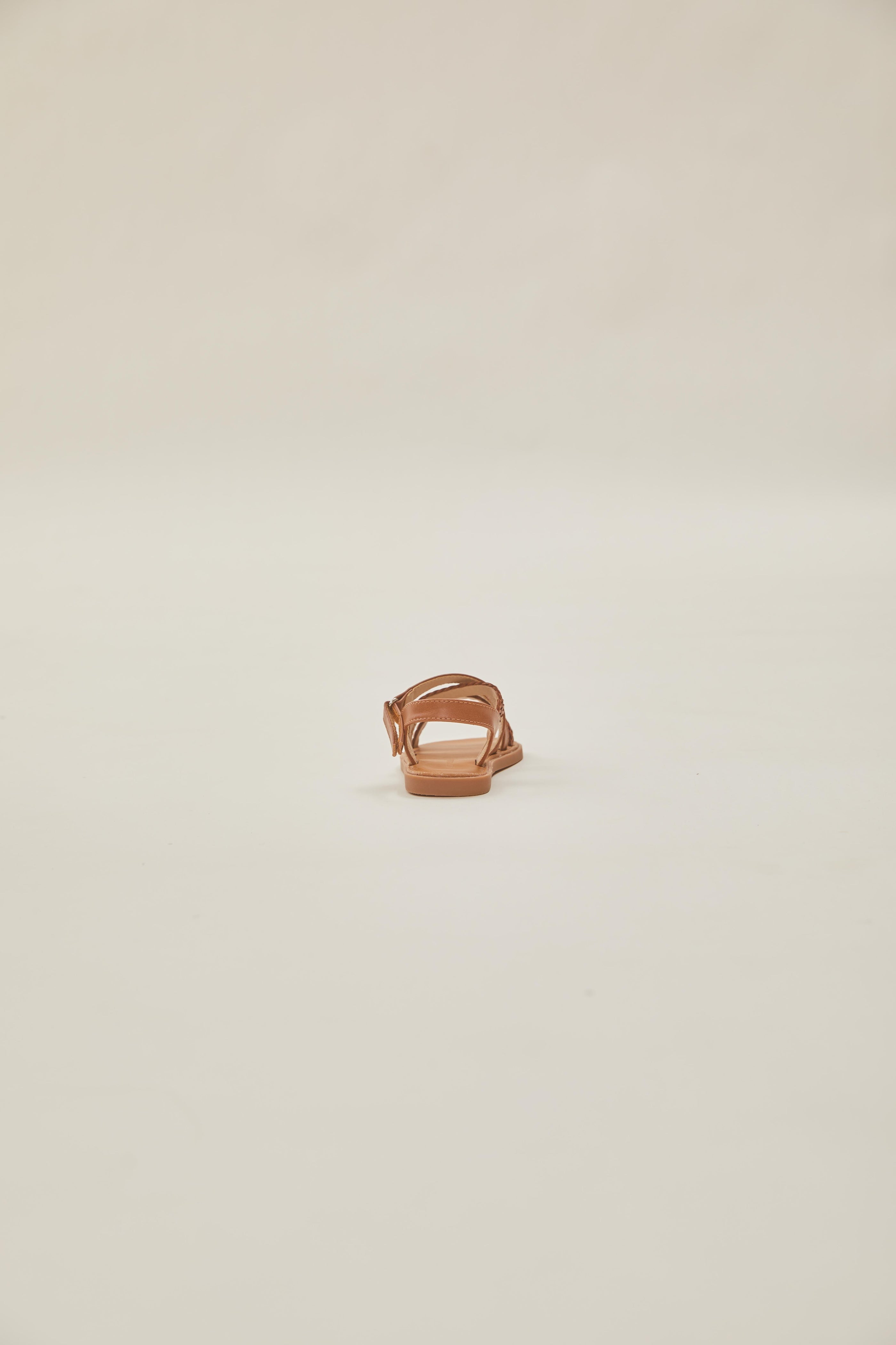 Mini Carl Sandals in Camel
