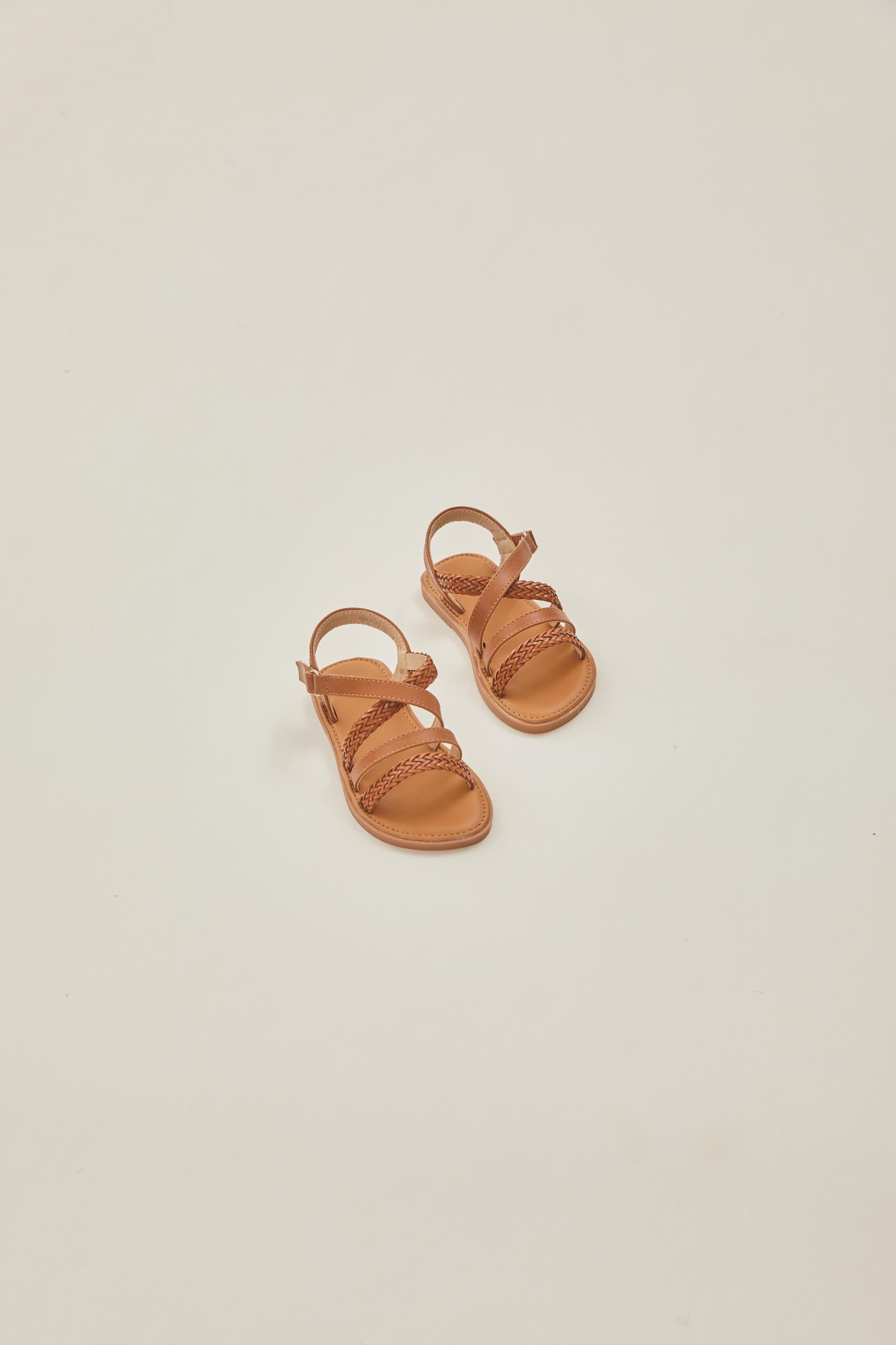 Mini Carl Sandals in Camel