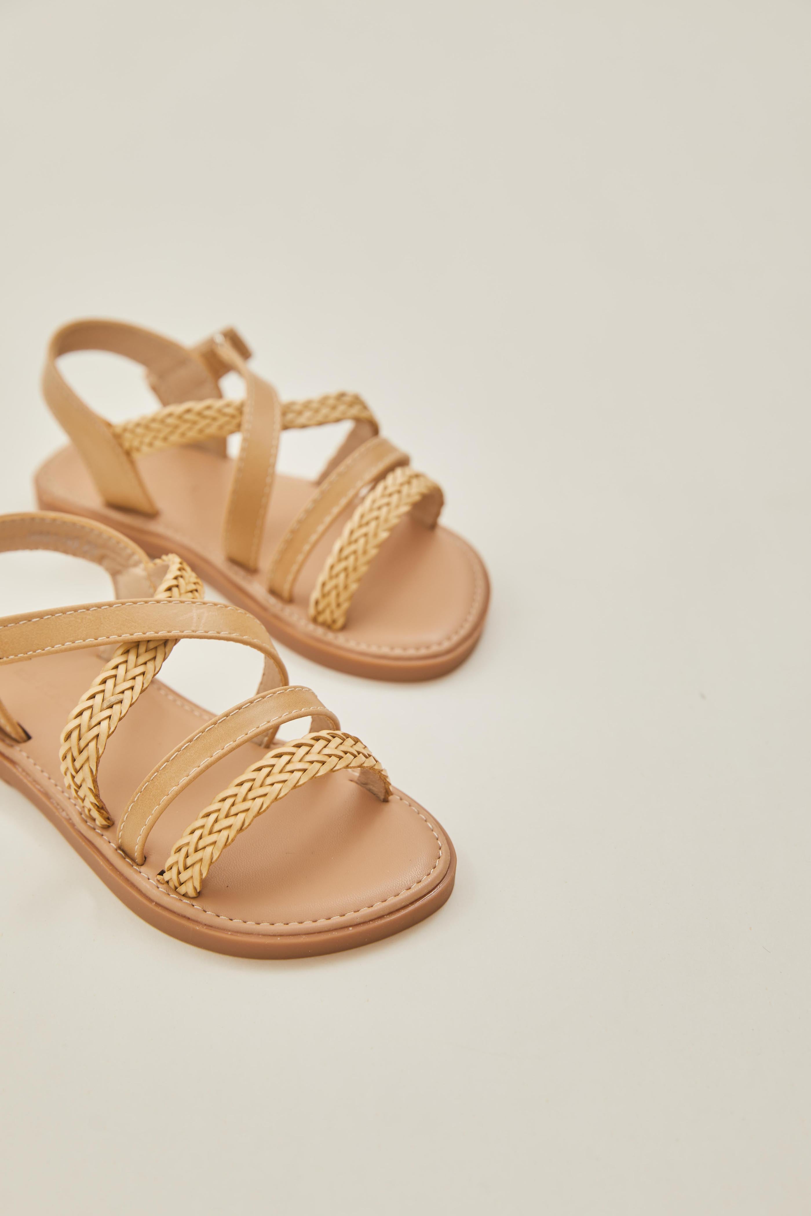 Mini Carl Sandals in Beige