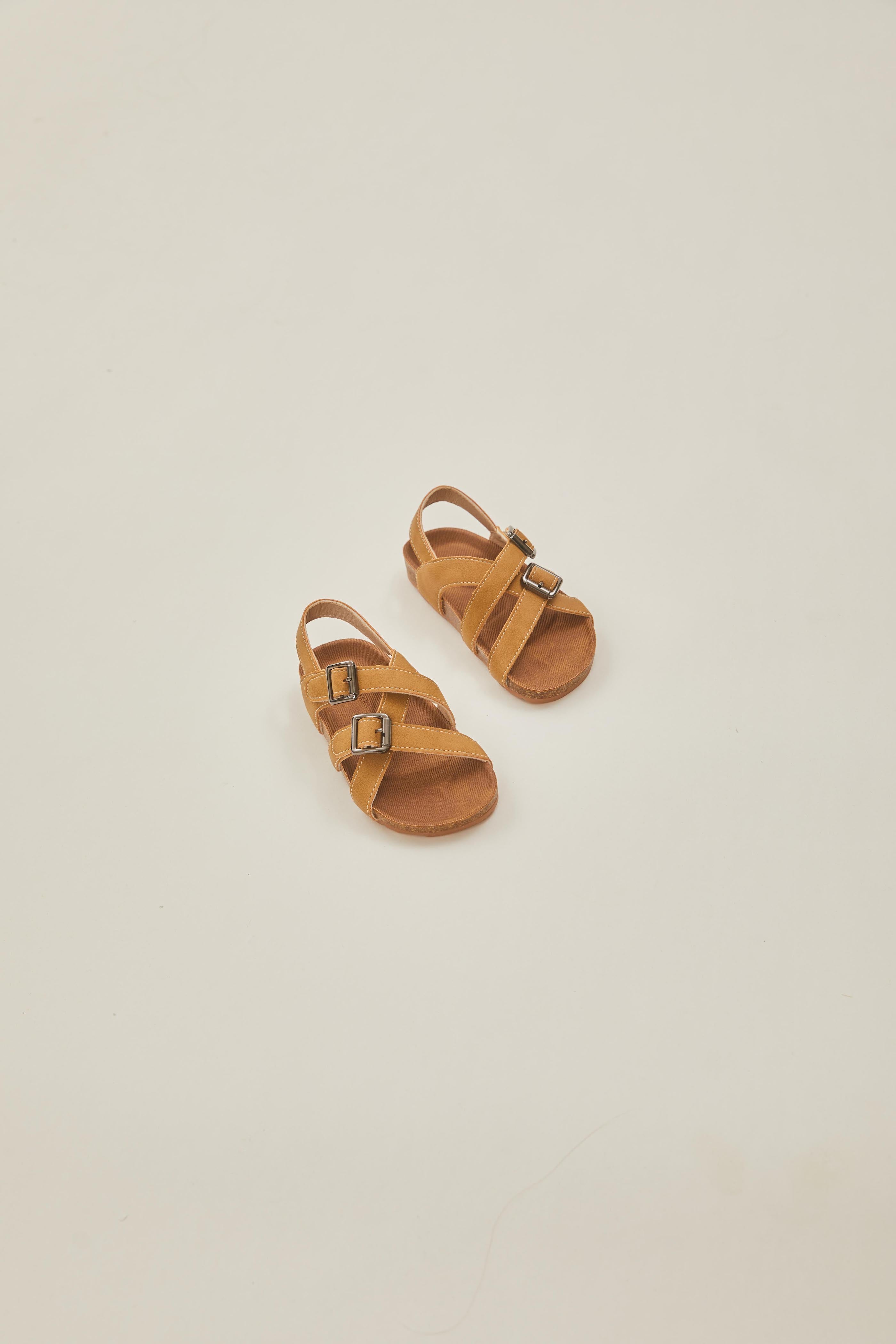 Mini Dan Sandals in Beige