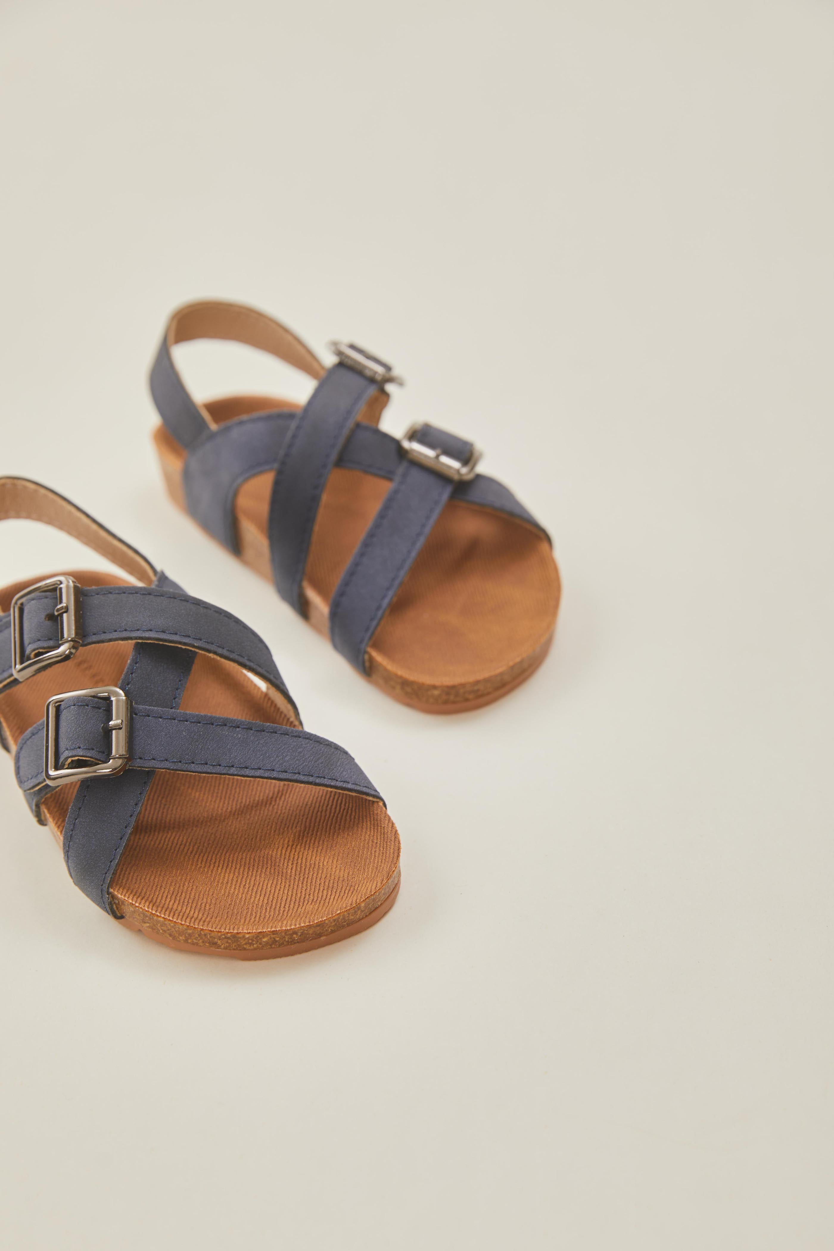 Mini Dan Sandals in Navy