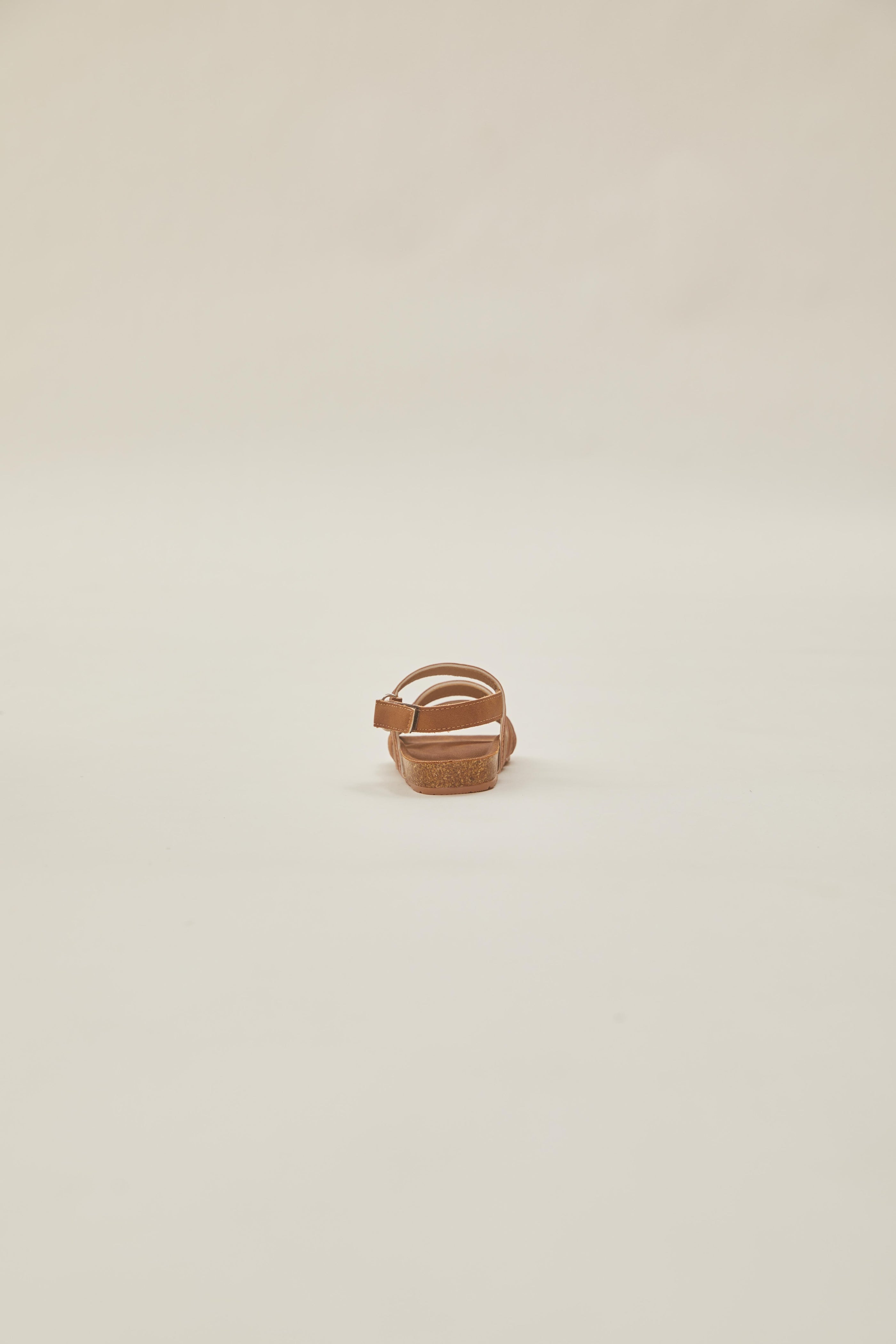Mini Tevy Strap Sandals in Sand