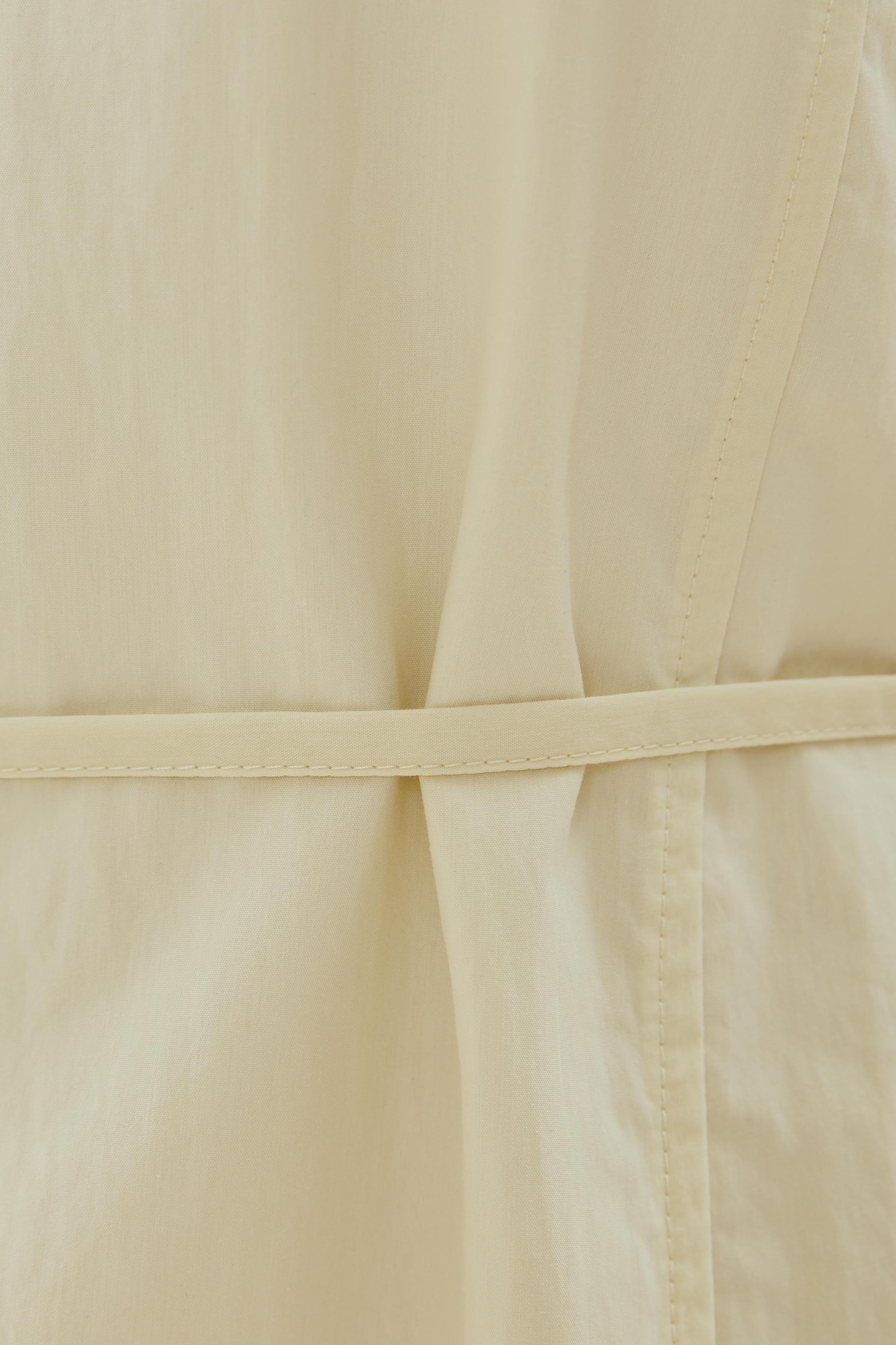 Shift Midi Dress in Pale Lime