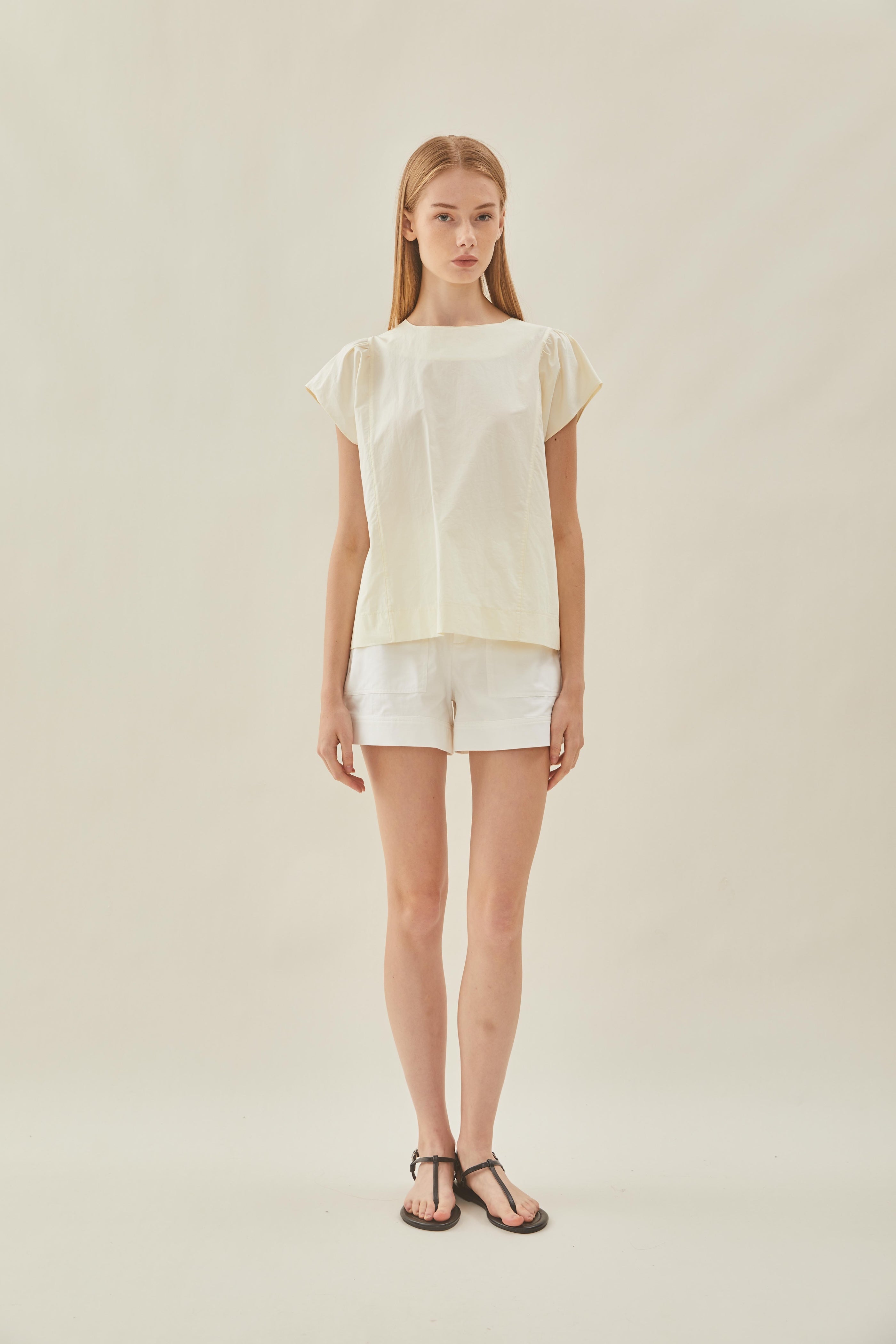 Button Back Top in Souffle