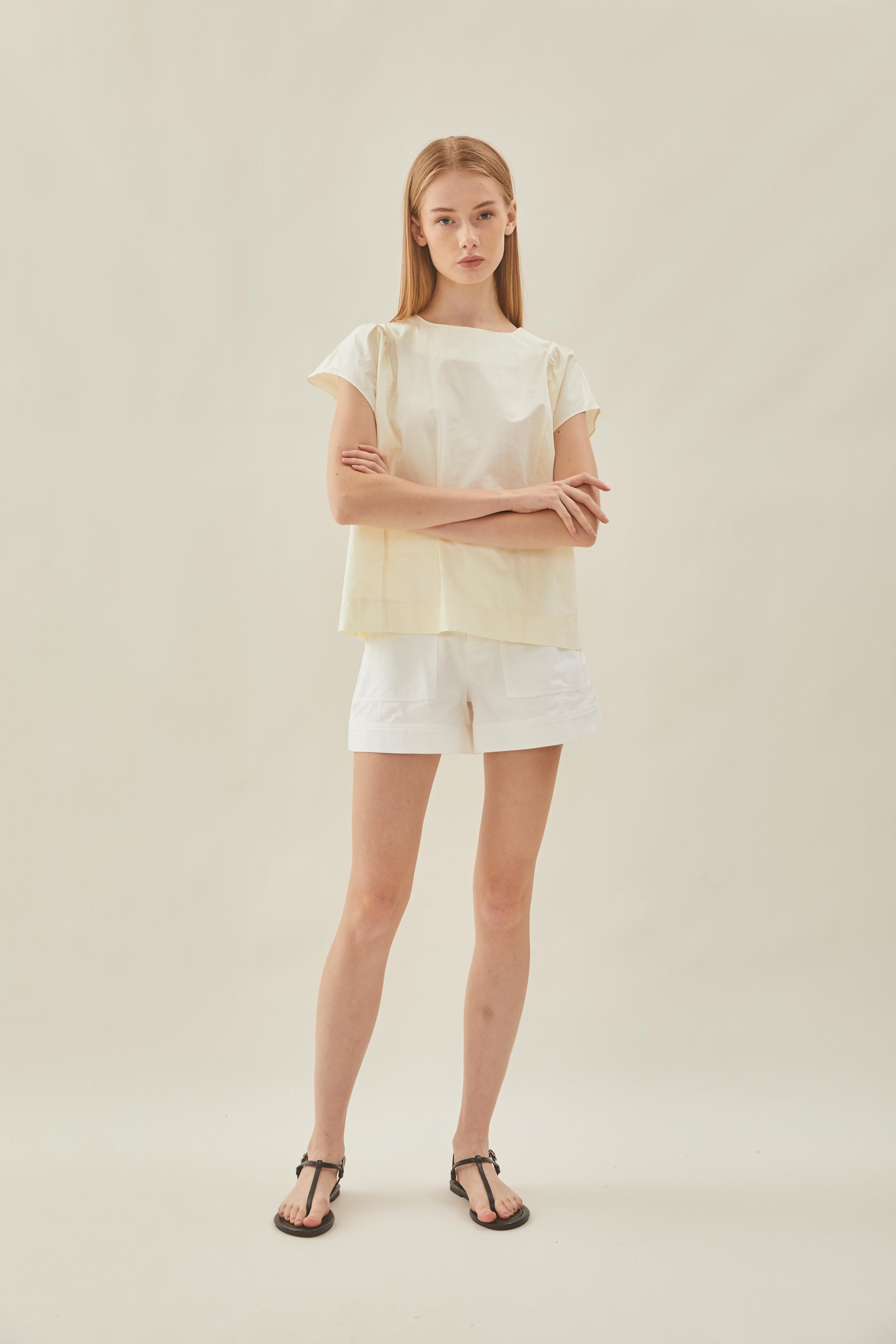 Button Back Top in Souffle