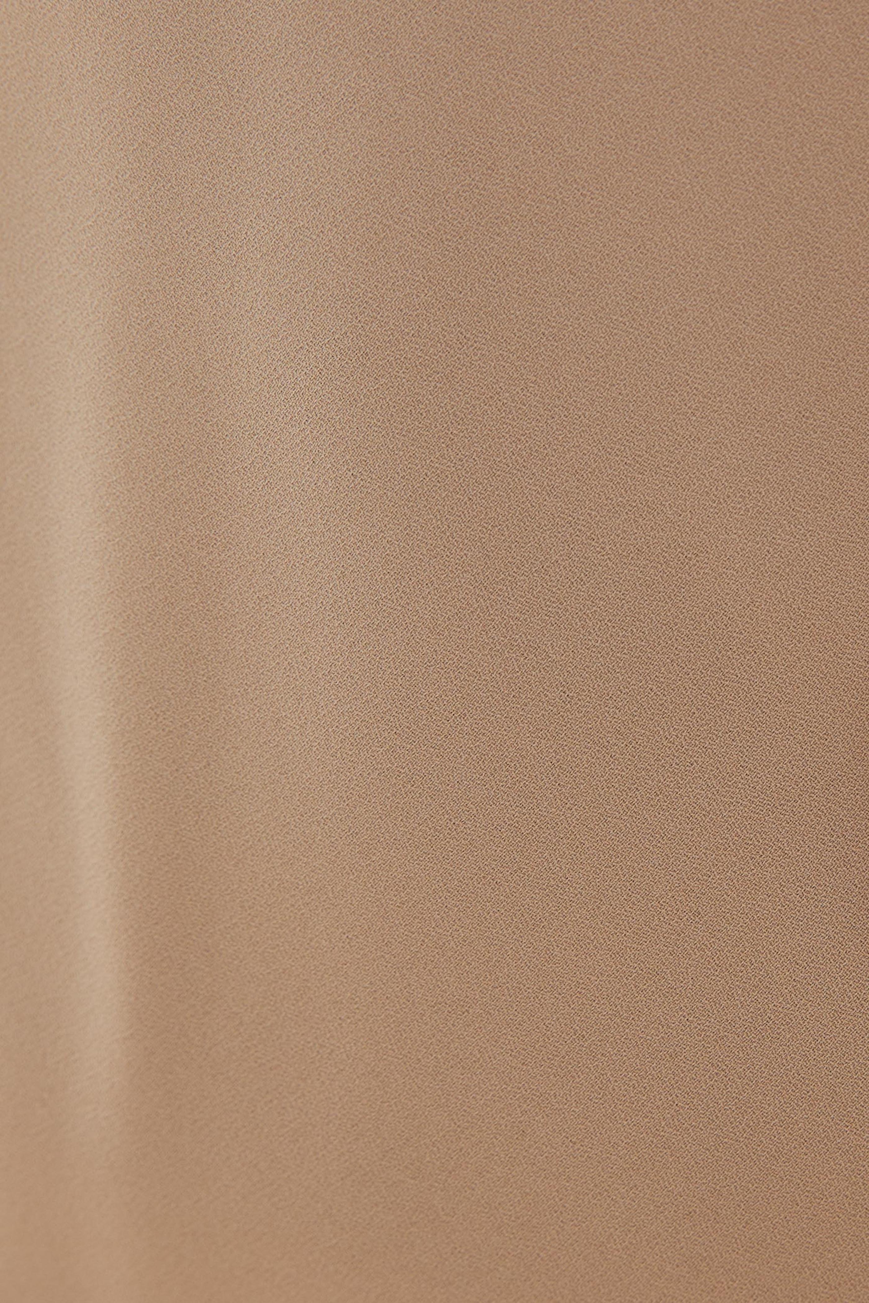 V Neck Slip Dress in Taupe