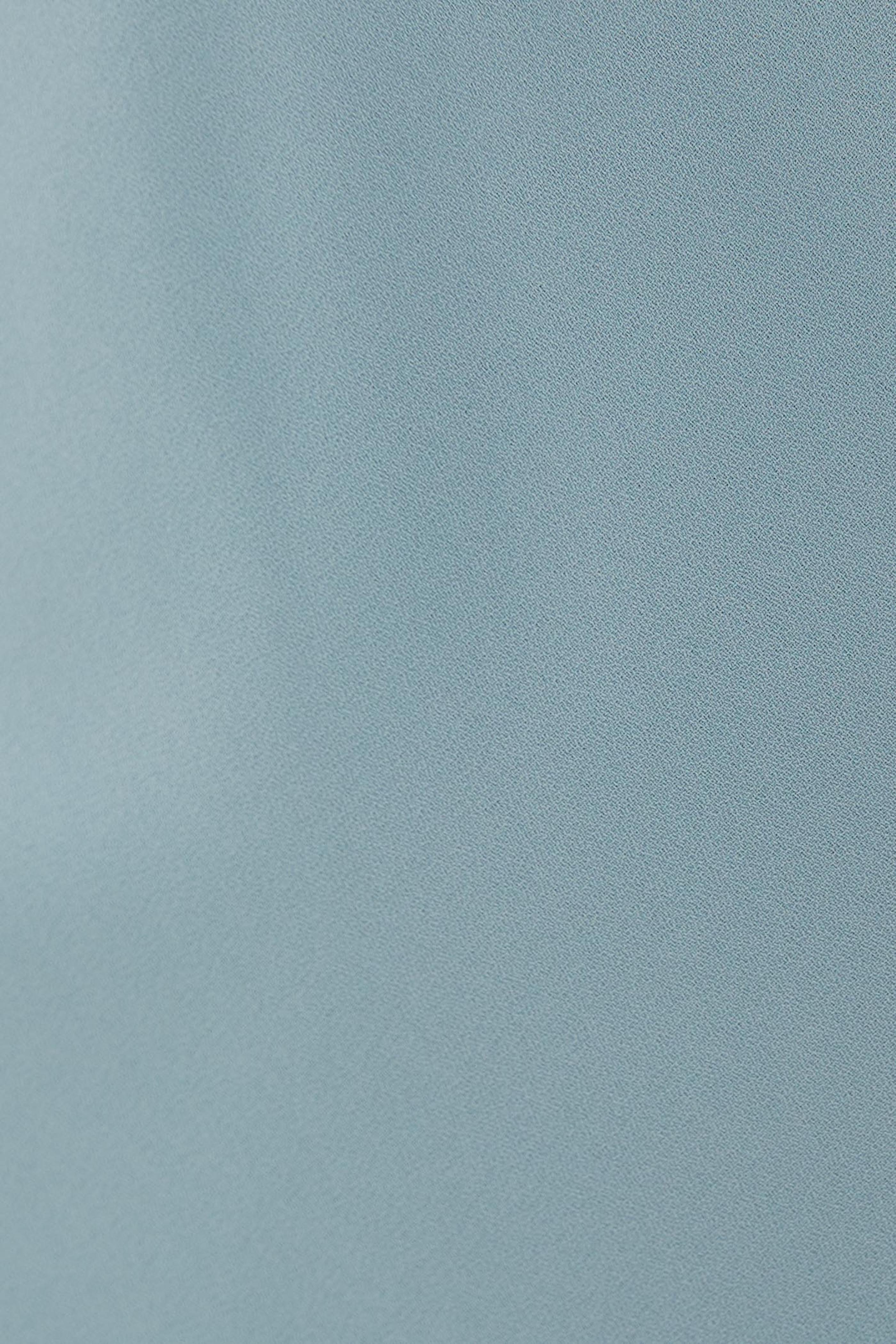 V Neck Slip Dress in Ocean