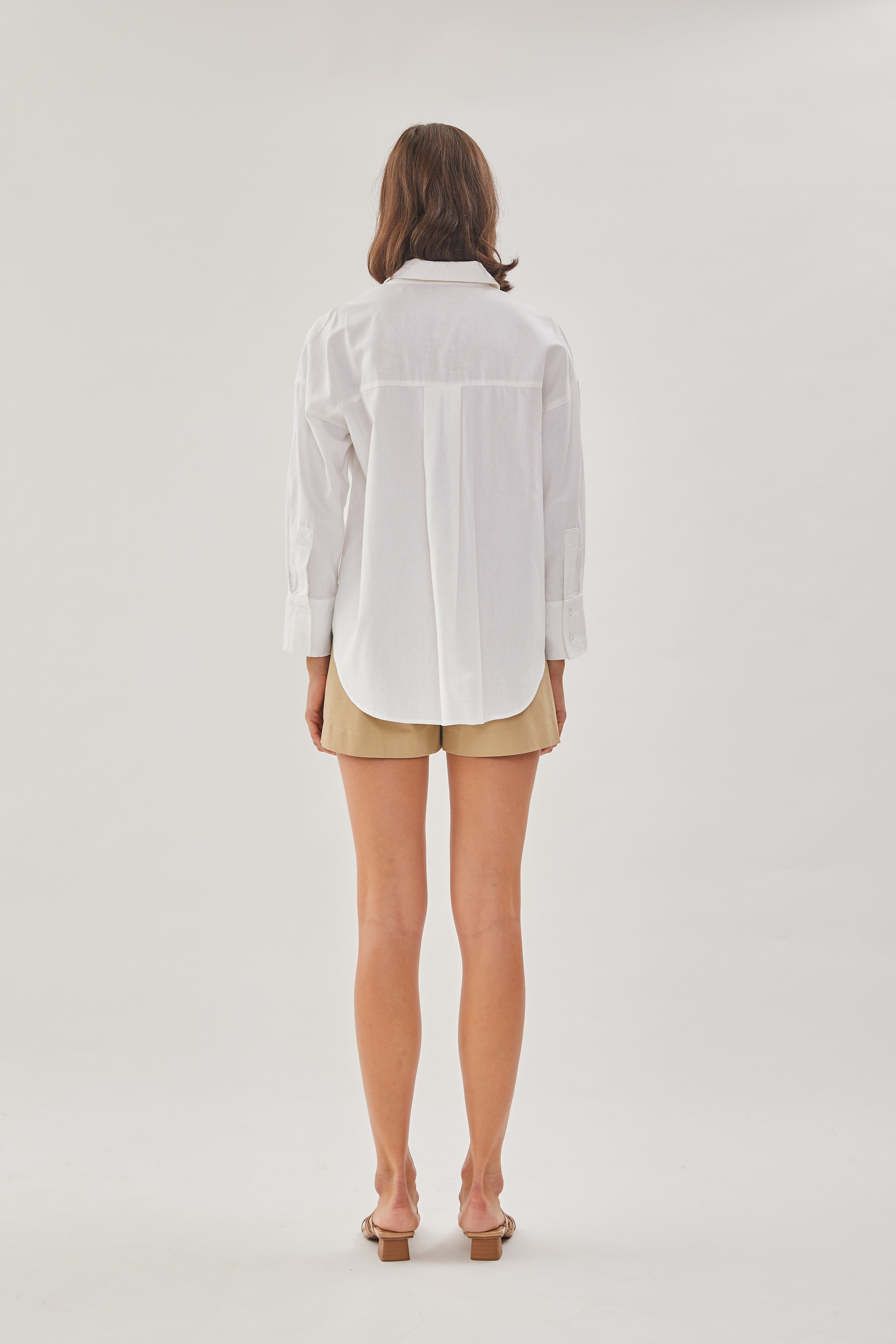 Classic Linen Shirt in White