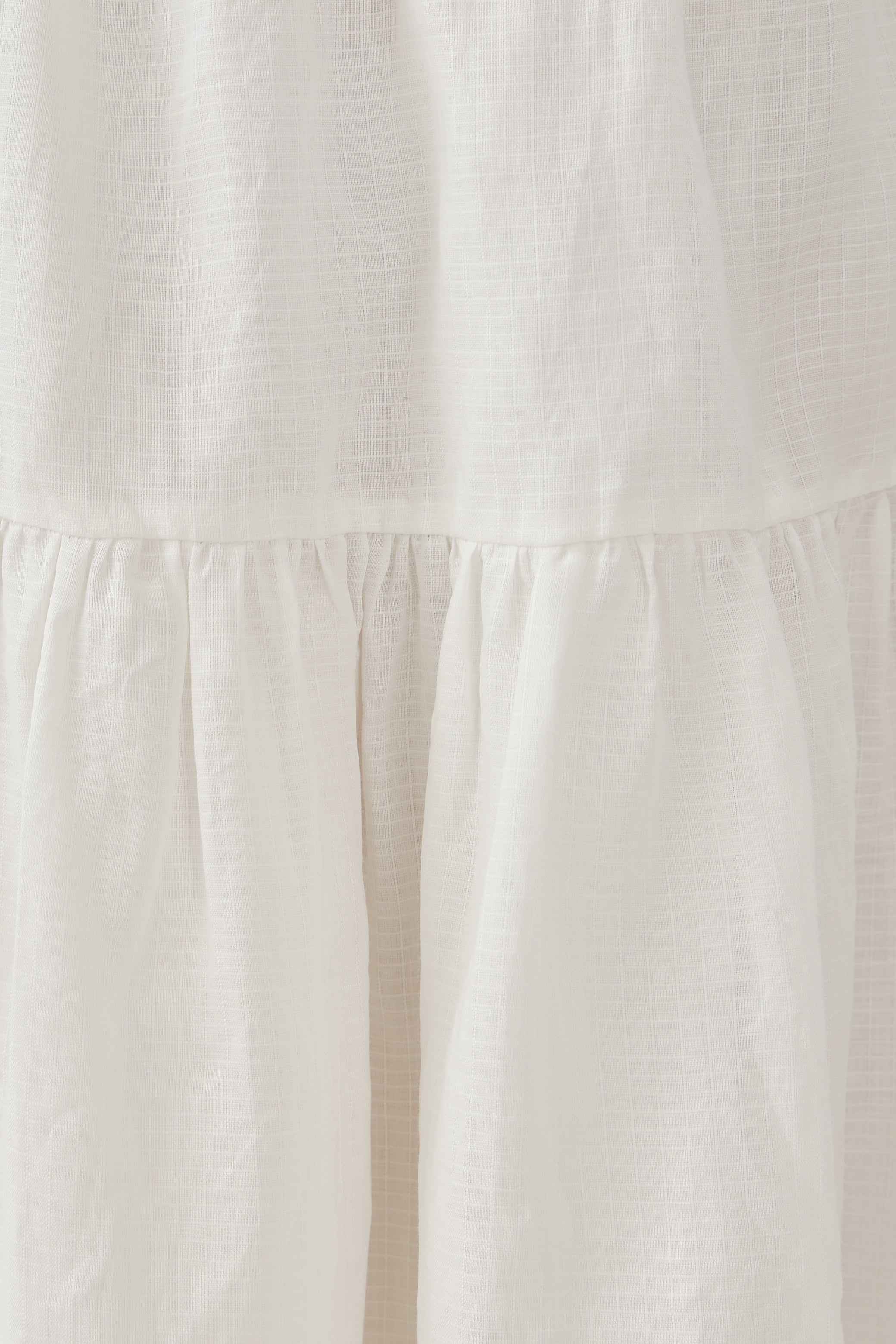 Tencel Midi Skirt in White