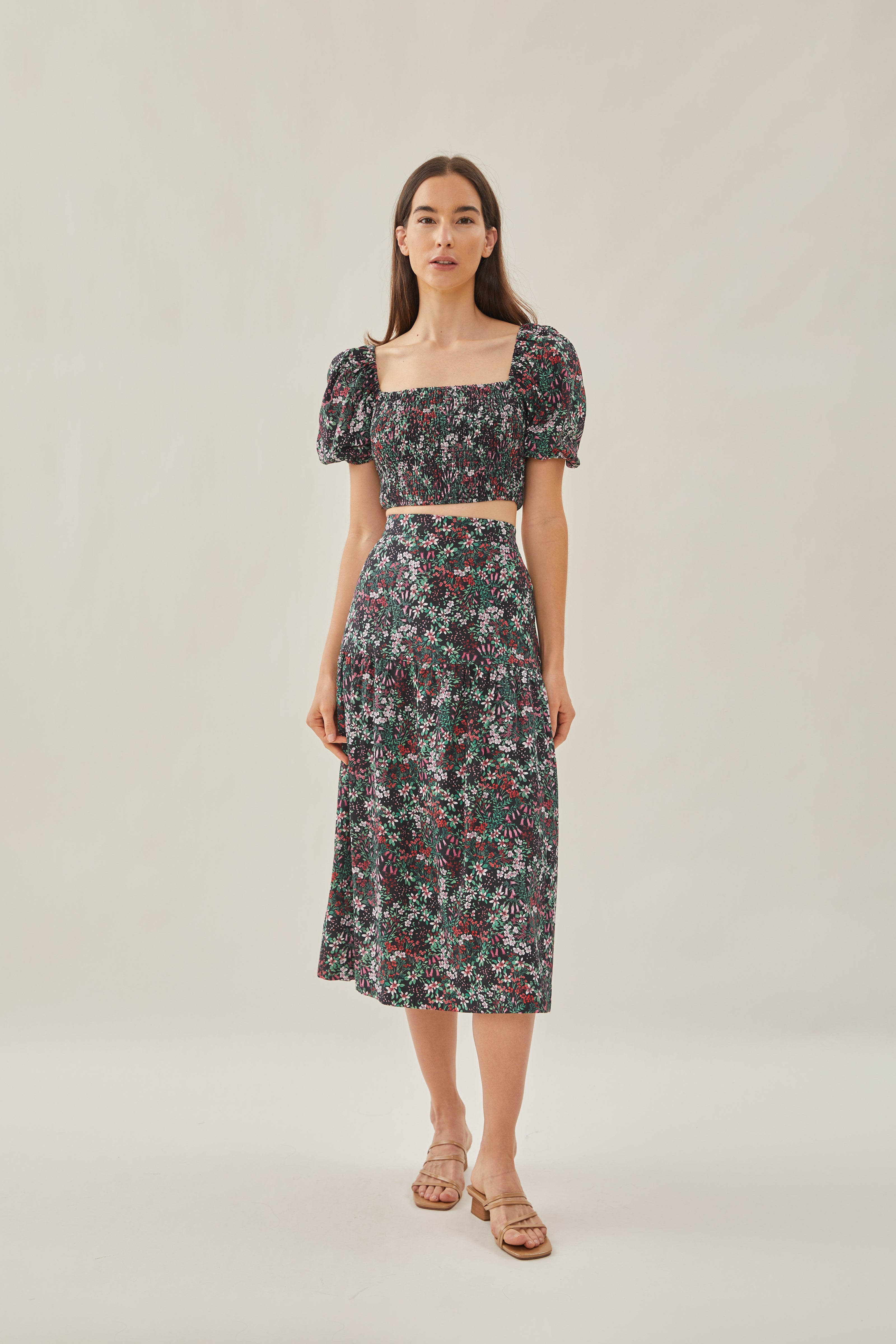 Midi Skirt in Wild