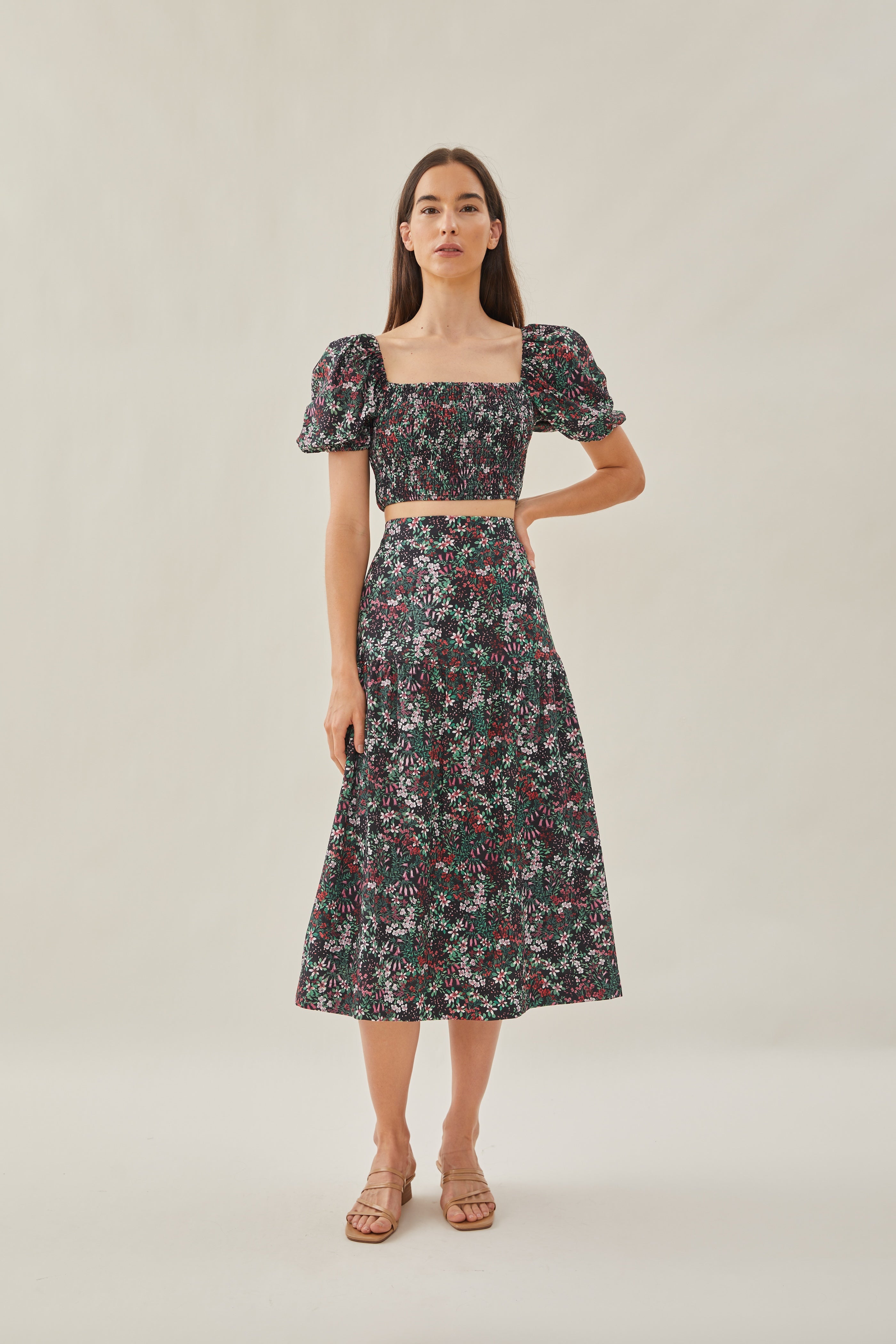 Midi Skirt in Wild