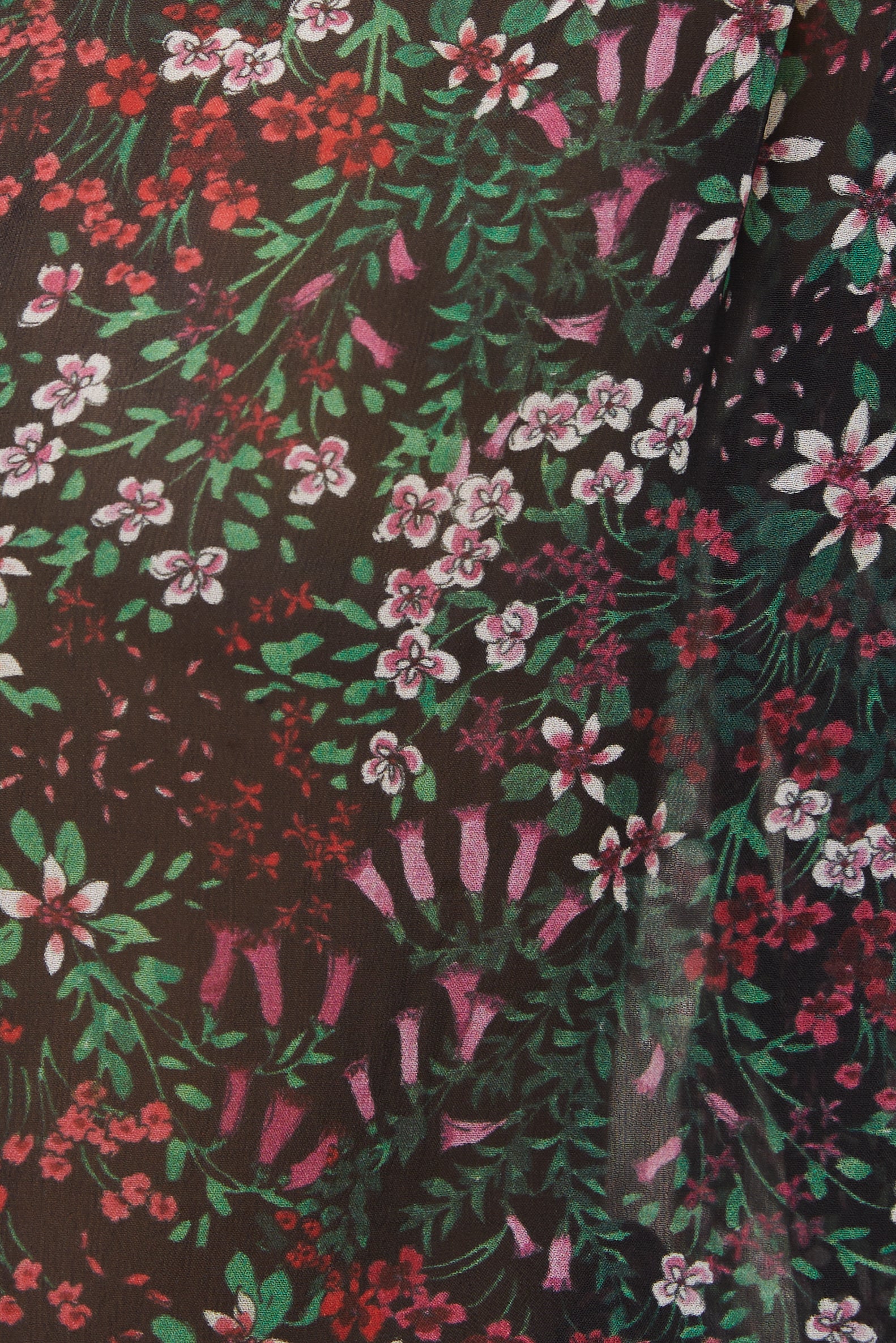 Sheer Button Down Blouse in Wild