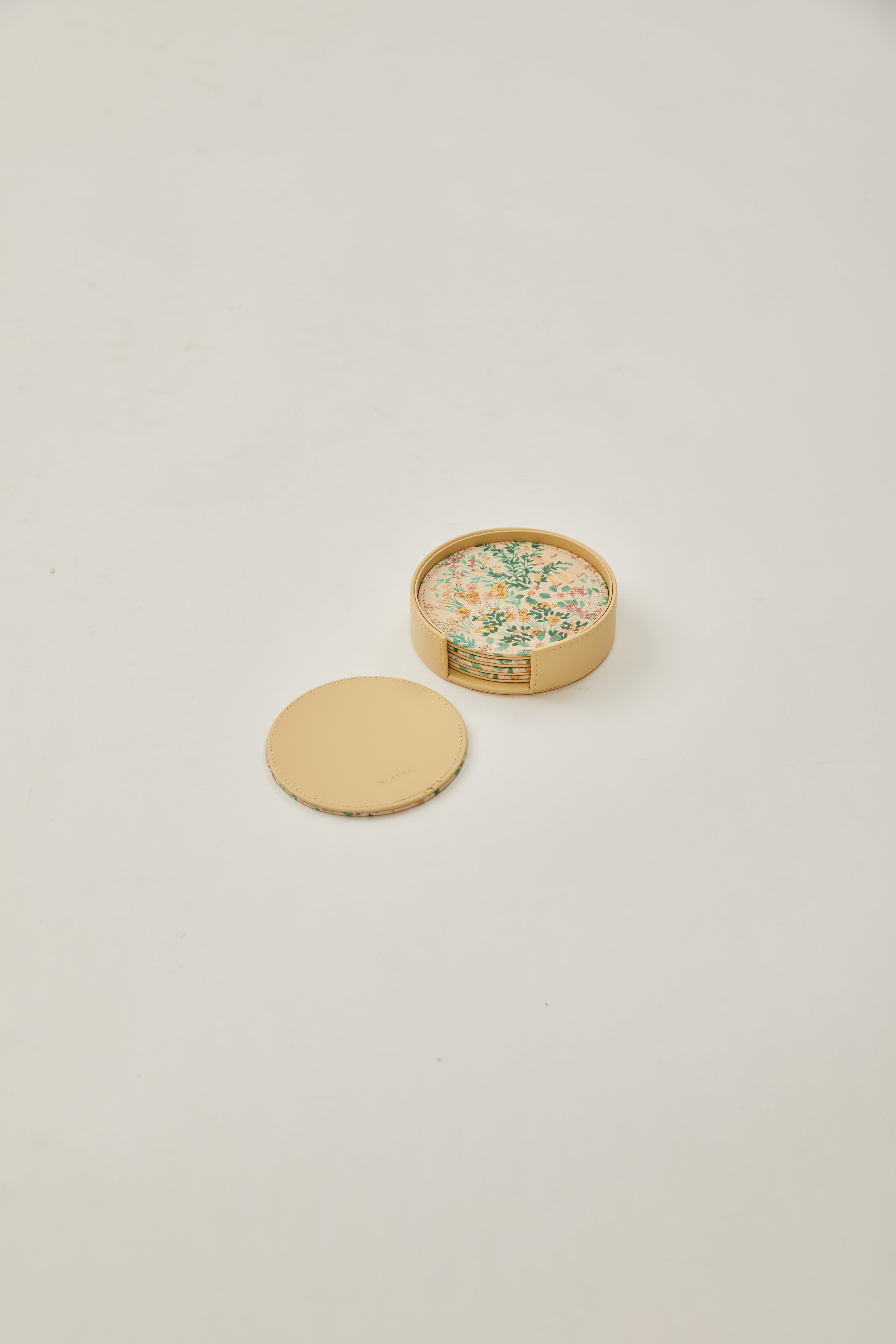 Reversible Coaster Set in Canary