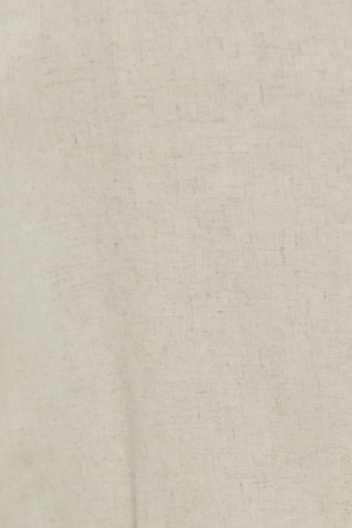 Collared Linen Midi Dress in Natural