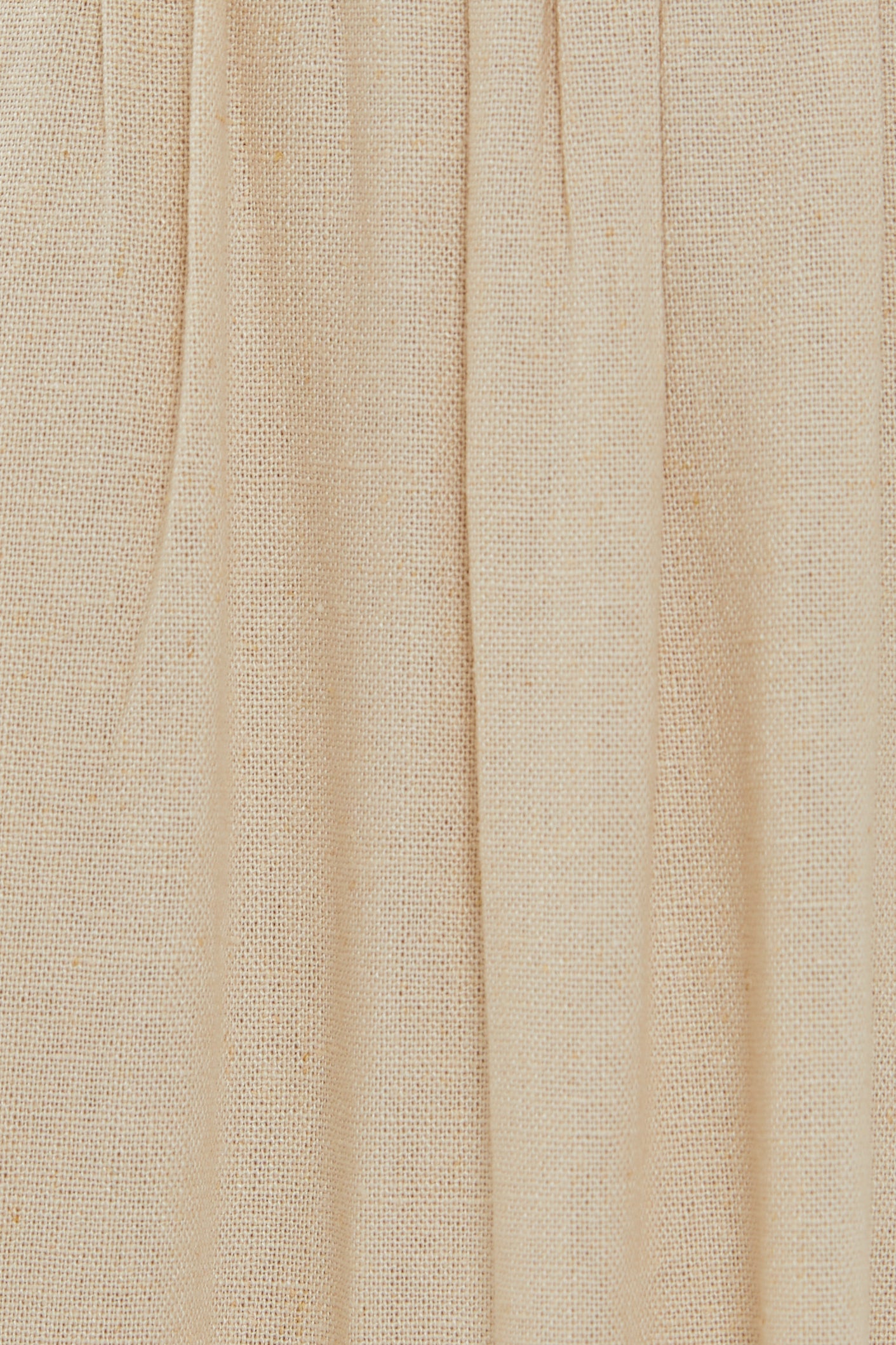 Square Neck Midi Dress in Oatmeal
