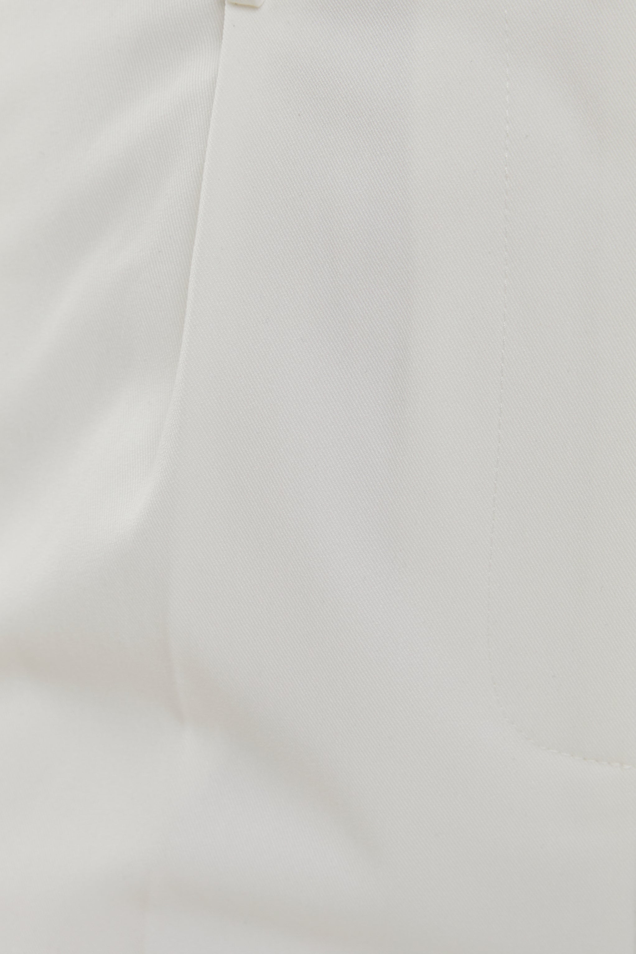 Wide Suit Trousers in White