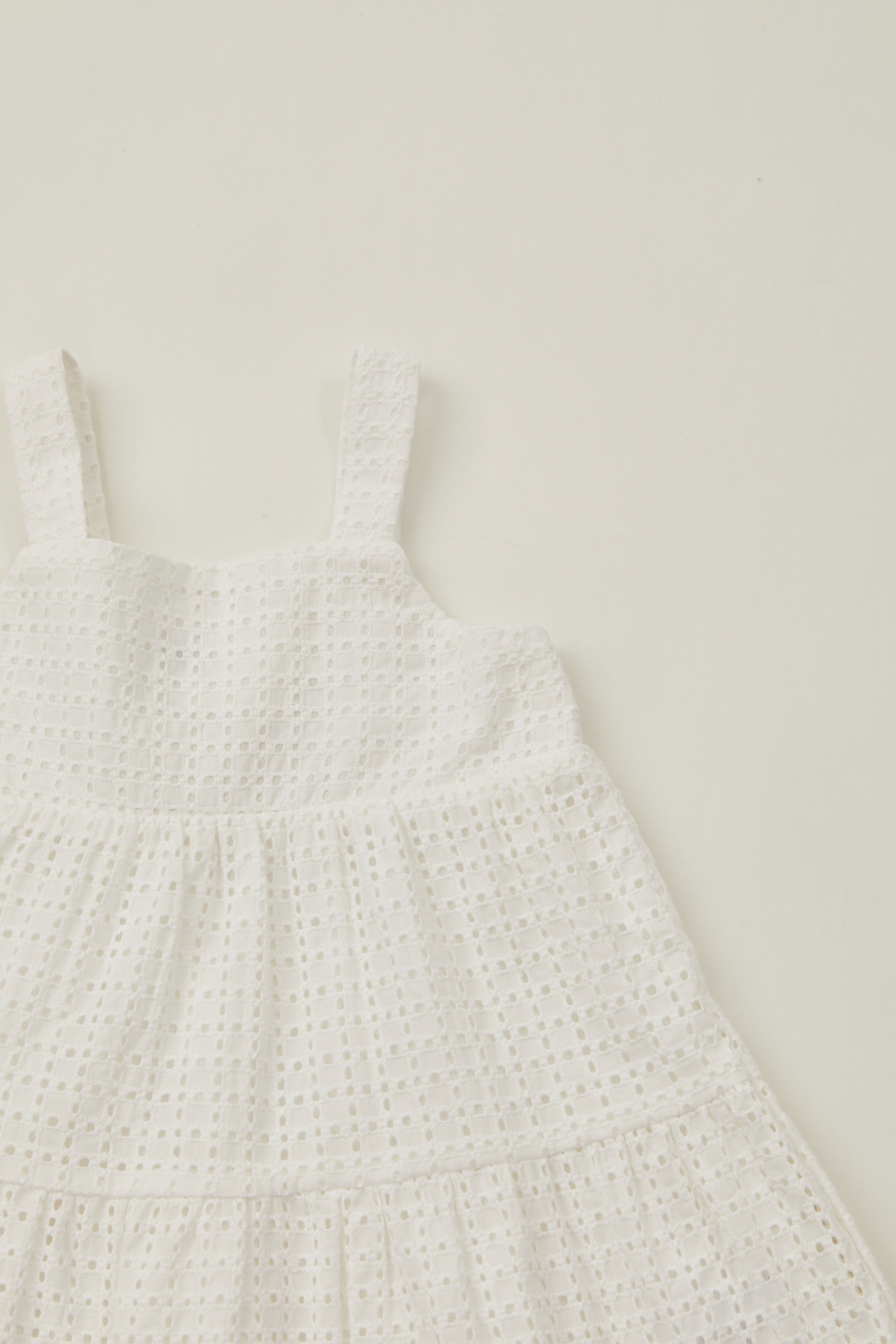 Mini Tiered Dress in Maha Crochet