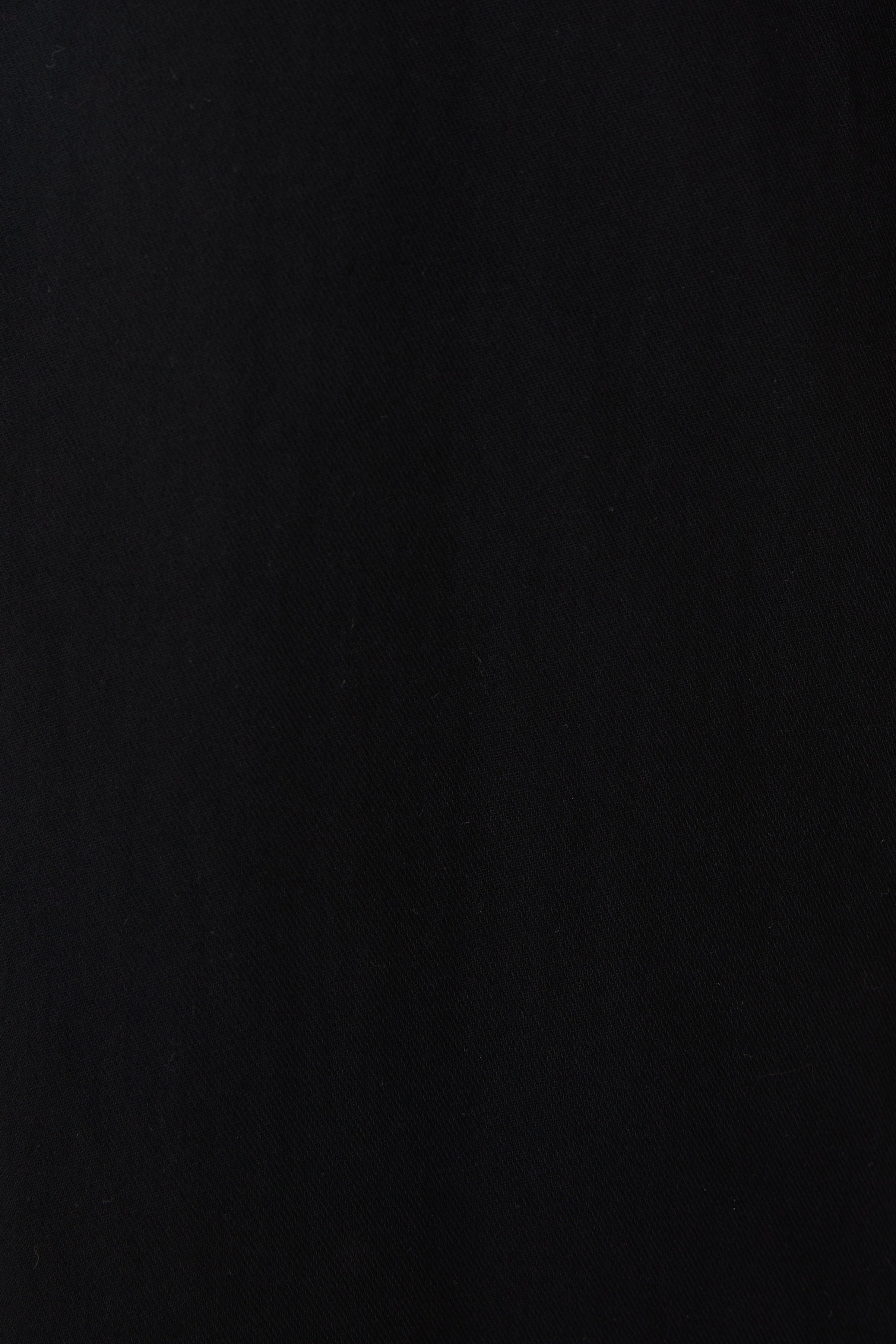 Cotton Shift Dress in Black