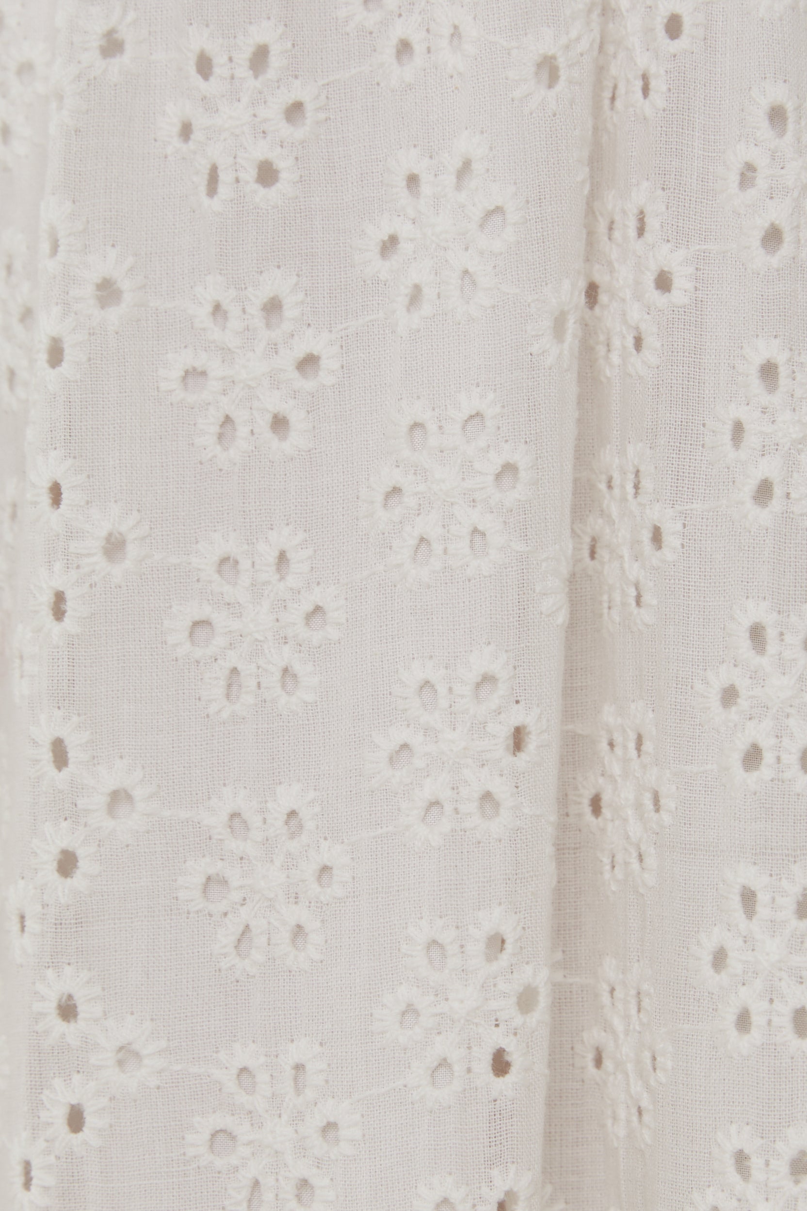 Tiered Maxi Sundress in Embroidered White