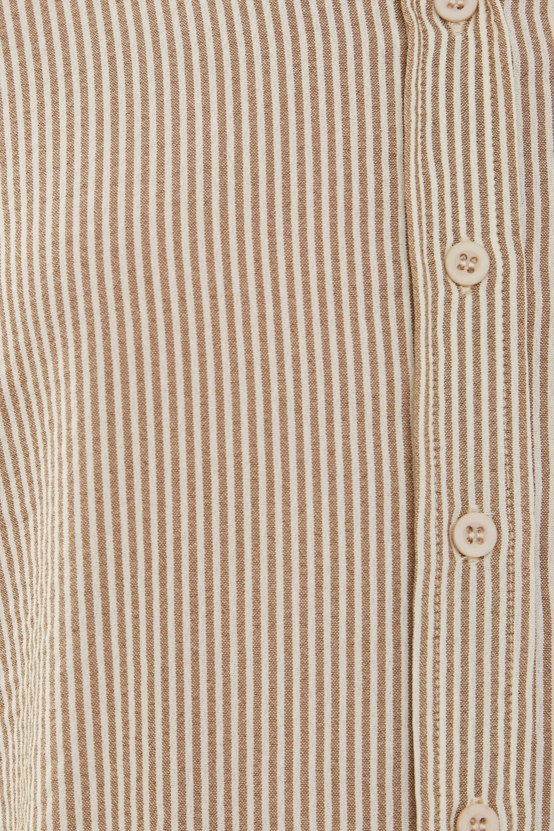 Buttondown Shirt in Stripe Brown