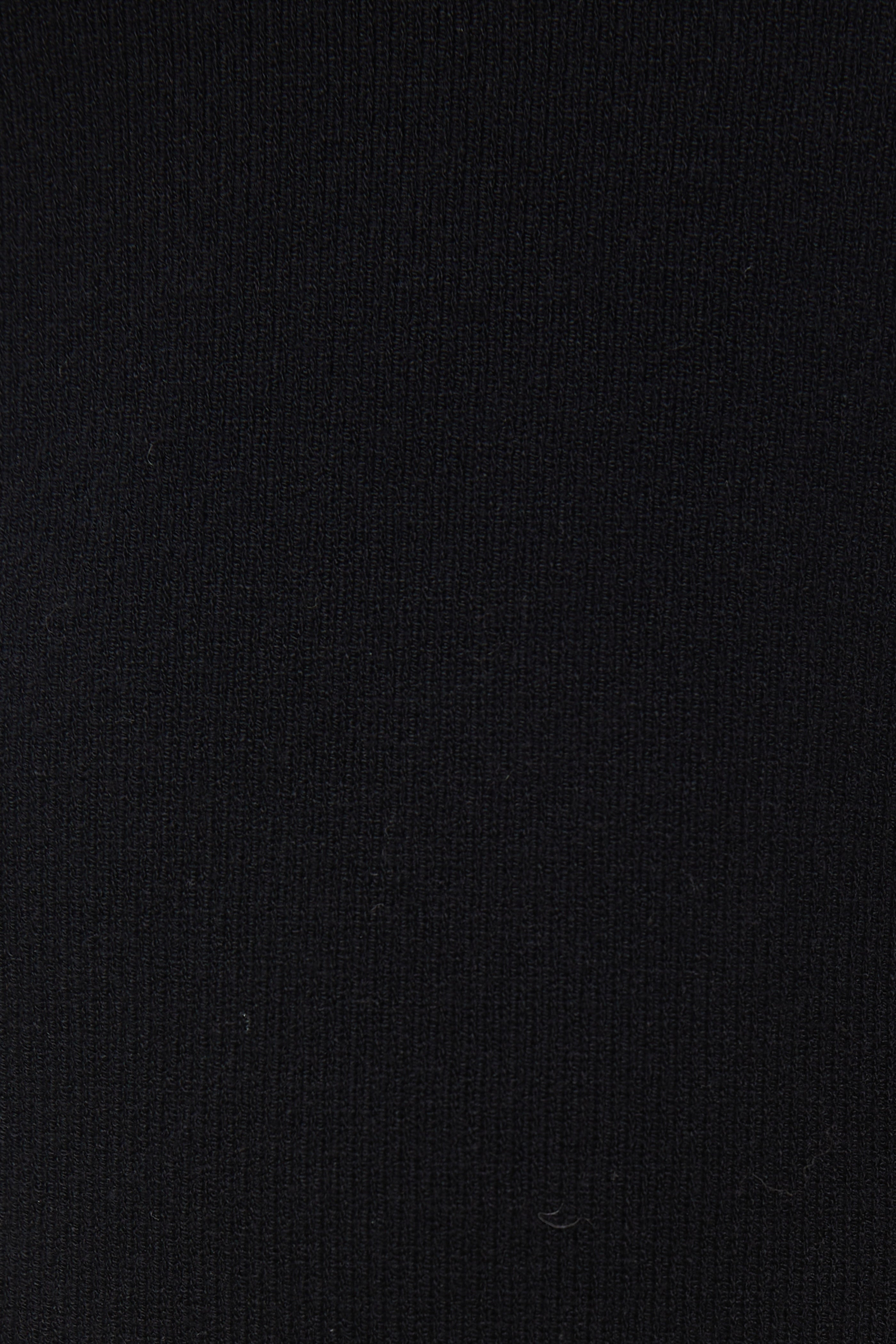Round Neck Knit Tank in Black