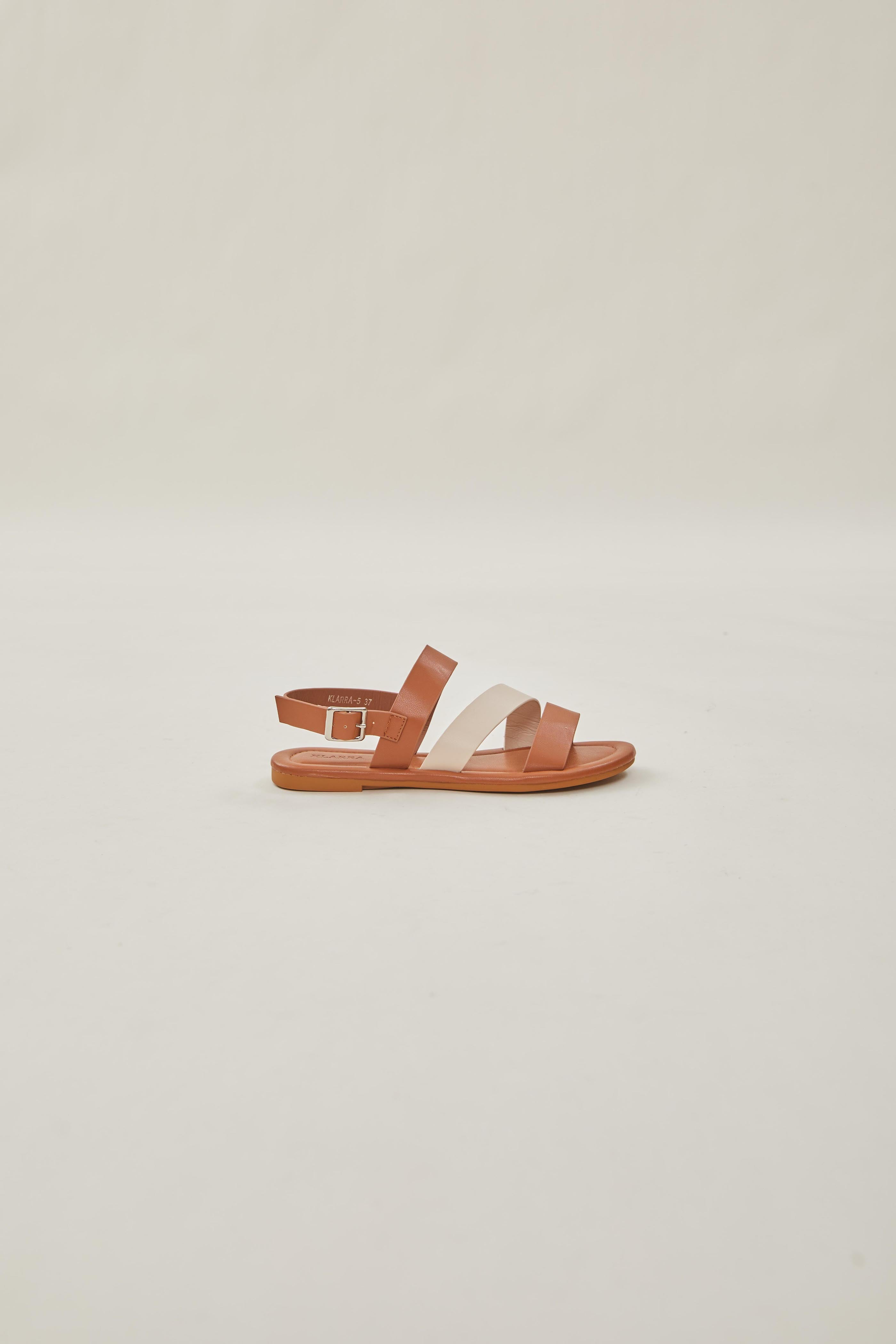 Rye Wide Strap Sandals in Camel