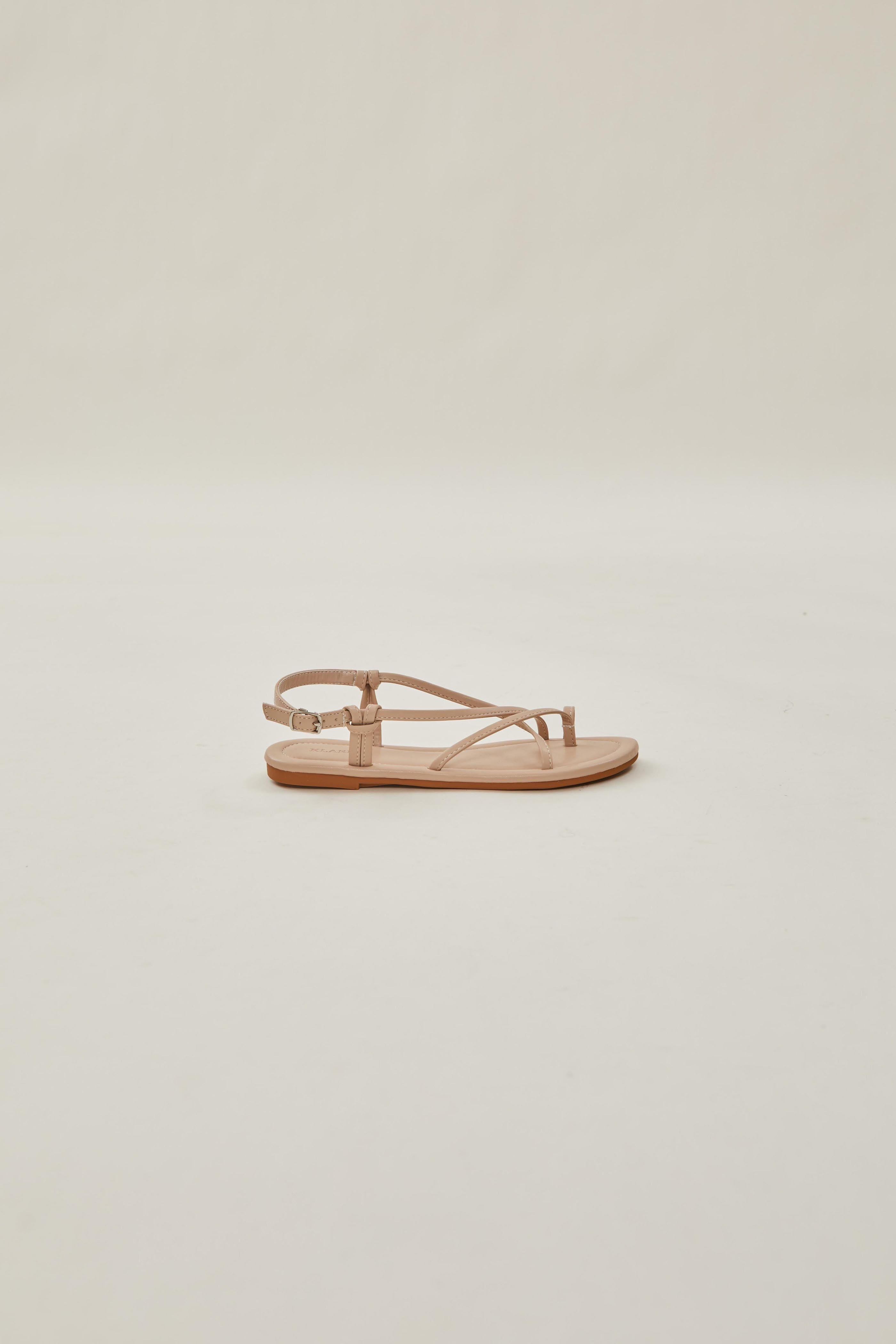 Blake Loop Sandals in Beige