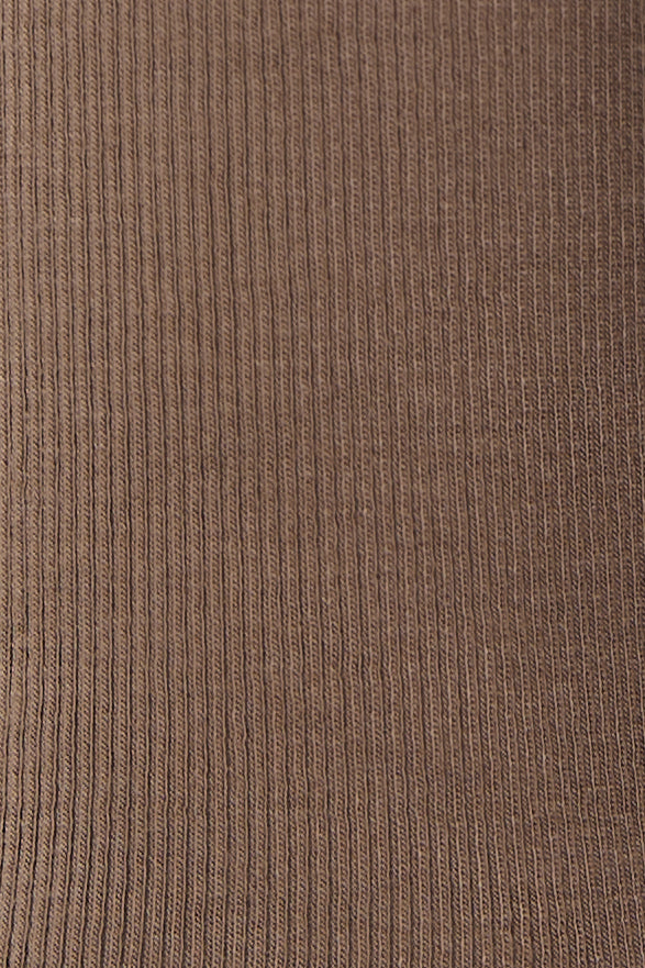 Square Neck Knit Top in Stone