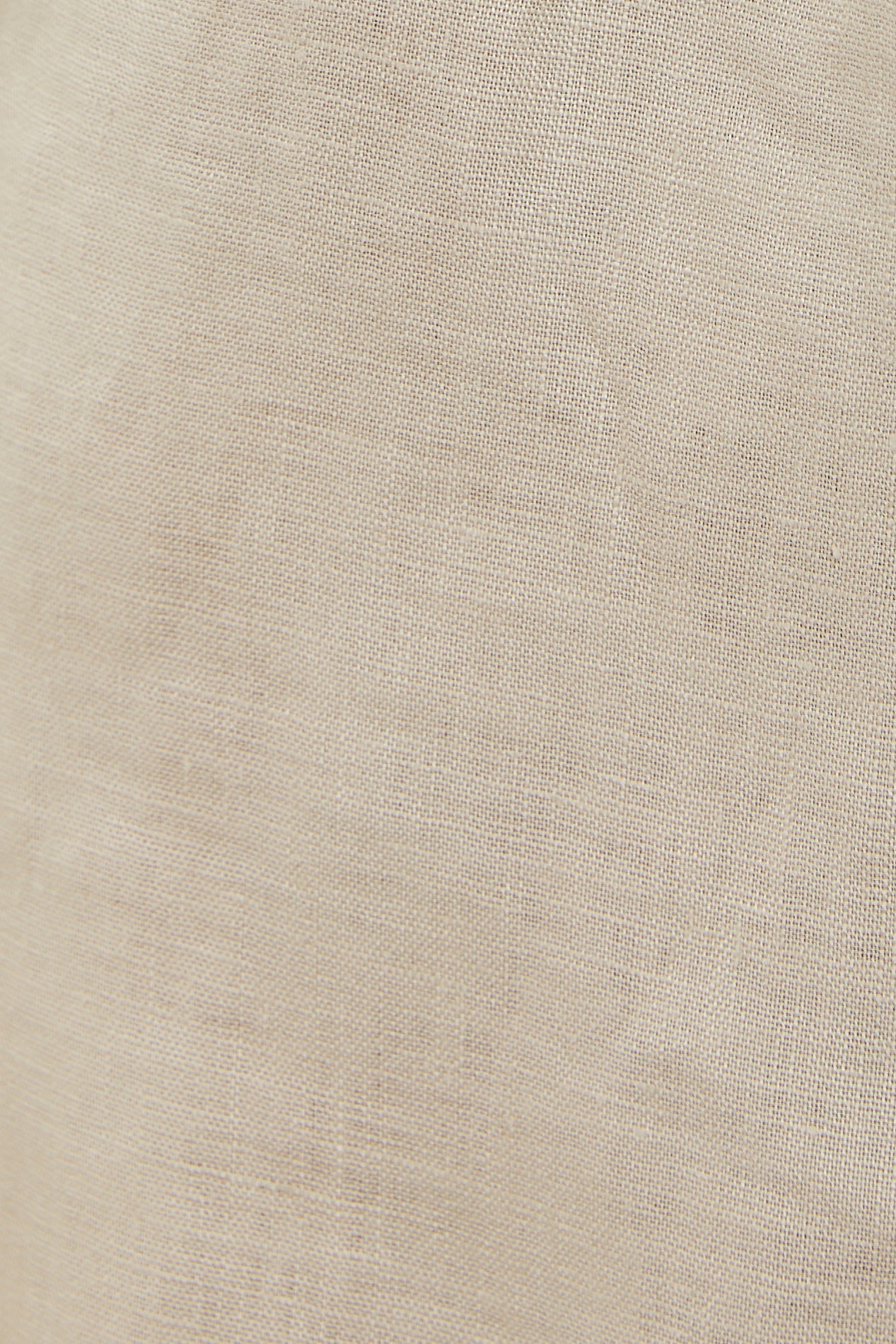 Linen Shirt Dress in Natural