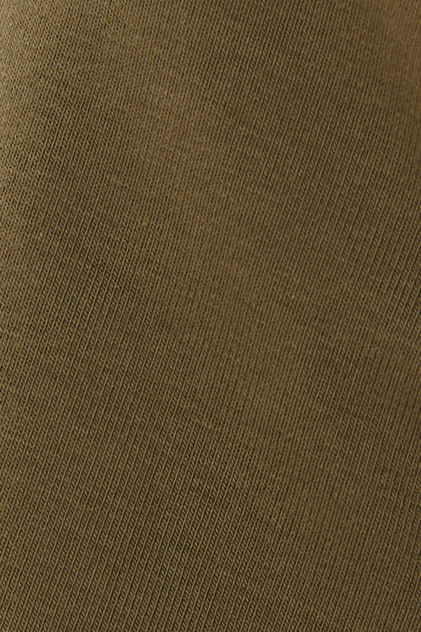 STUDIOS Cotton Stitched Tee in Moss