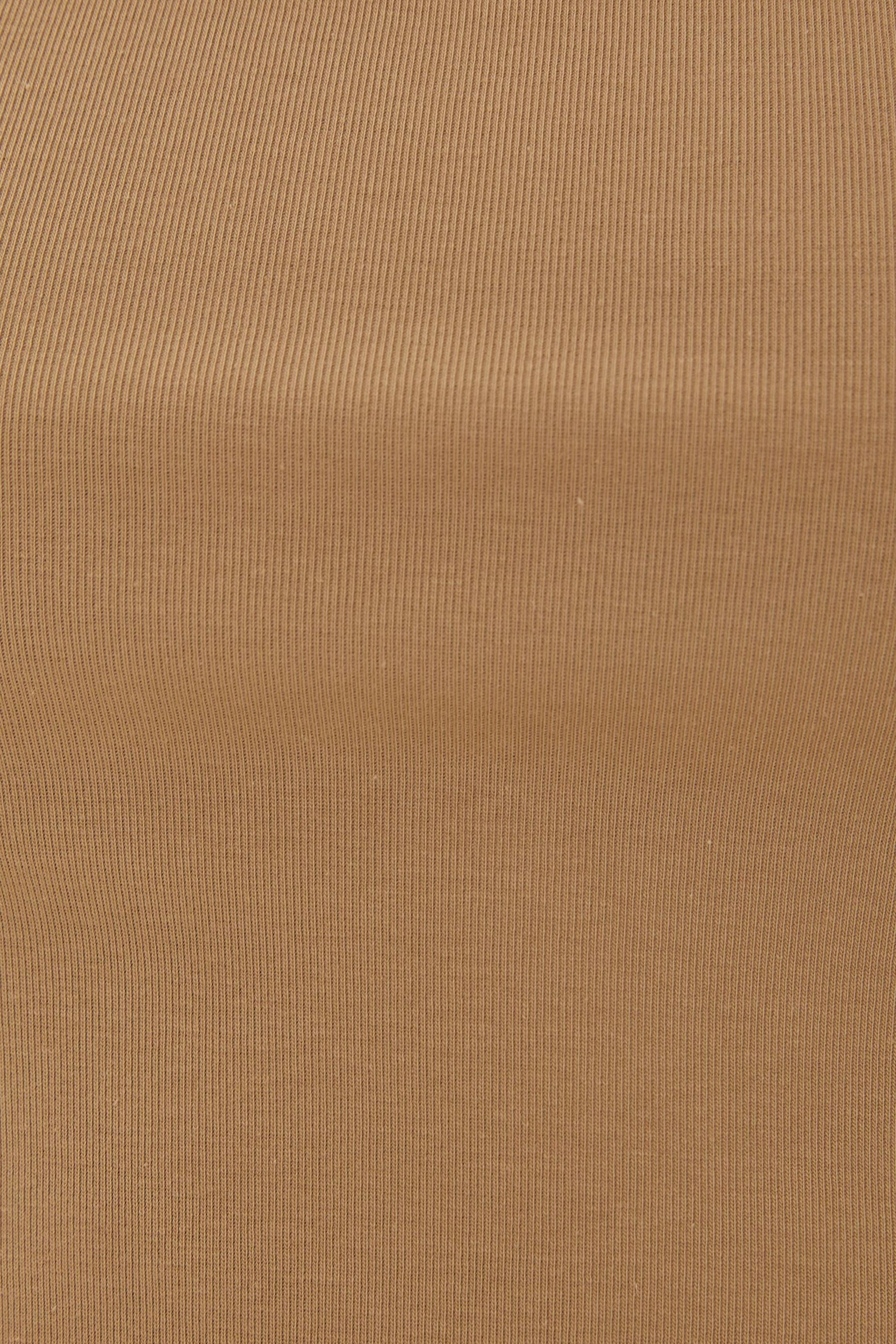 Classic Straight Neck Tank Top in Sand