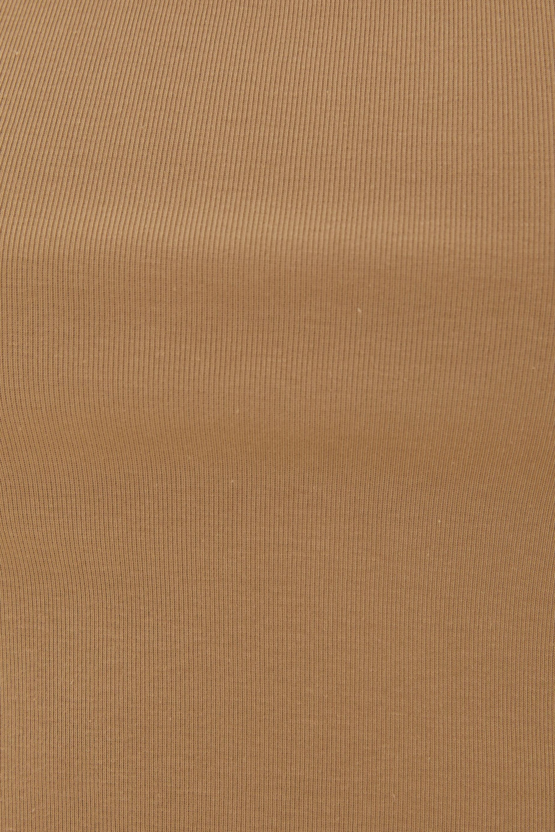 Classic Straight Neck Tank Top in Sand