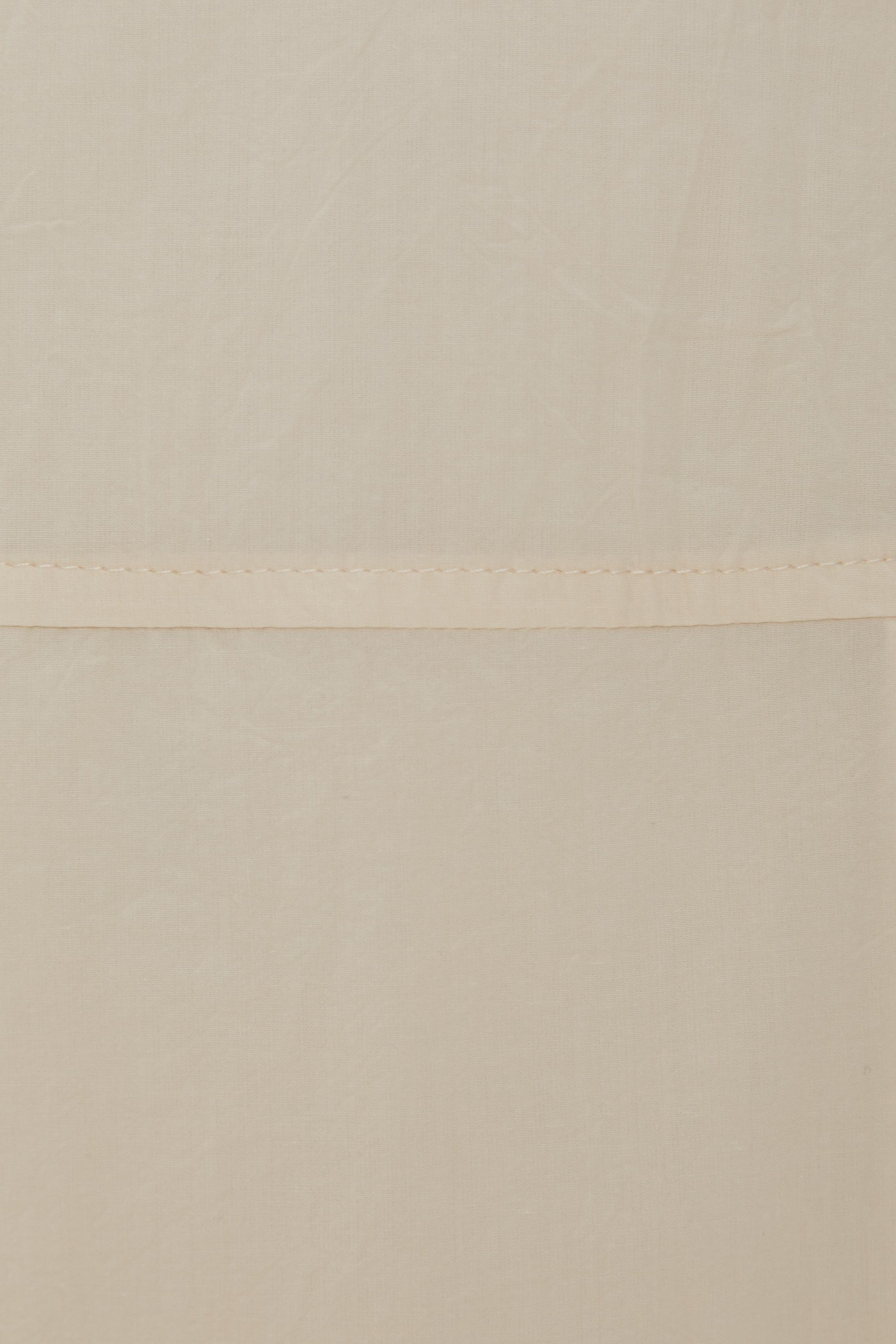 Cotton Poplin Sleeveless Dress in Natural
