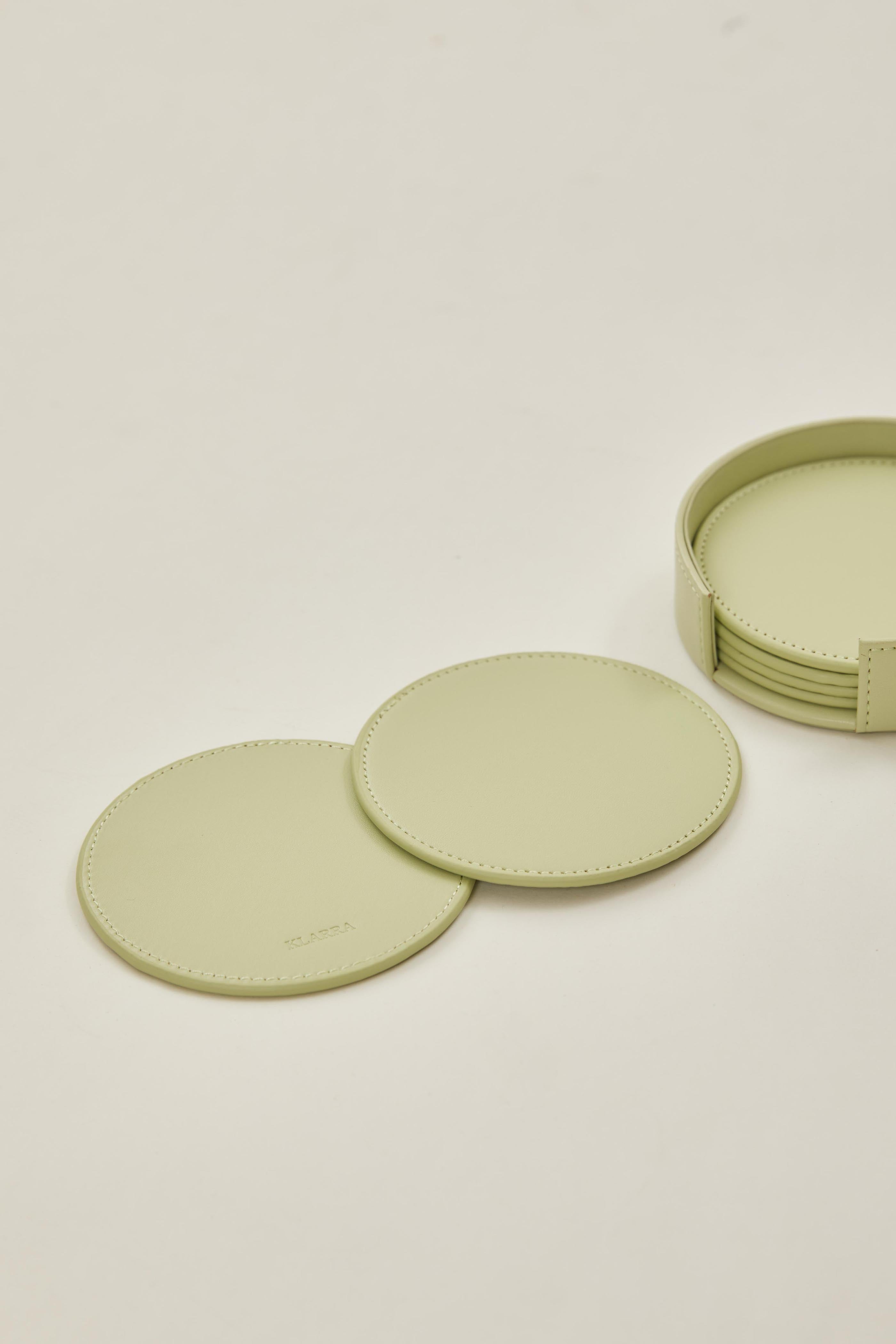 Coaster Set in Sage