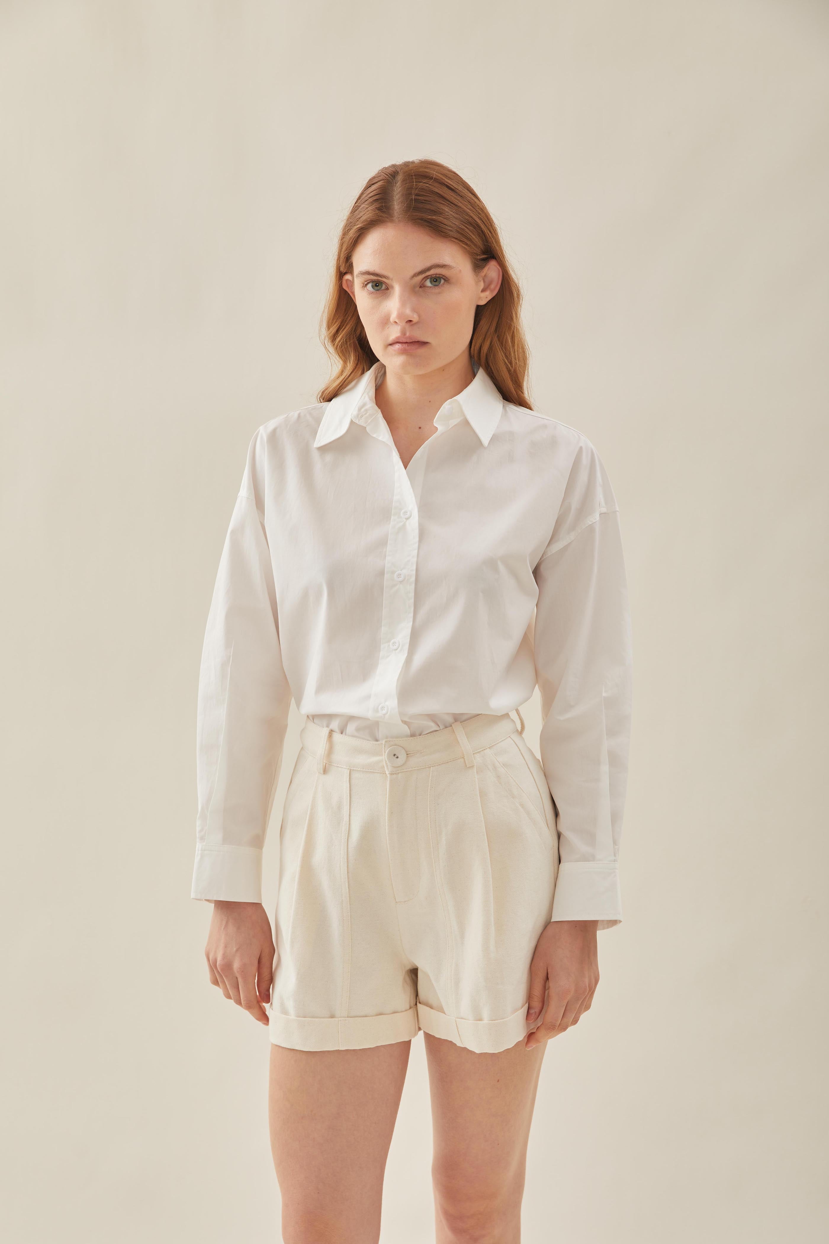 STUDIOS Lightweight Shirt in White