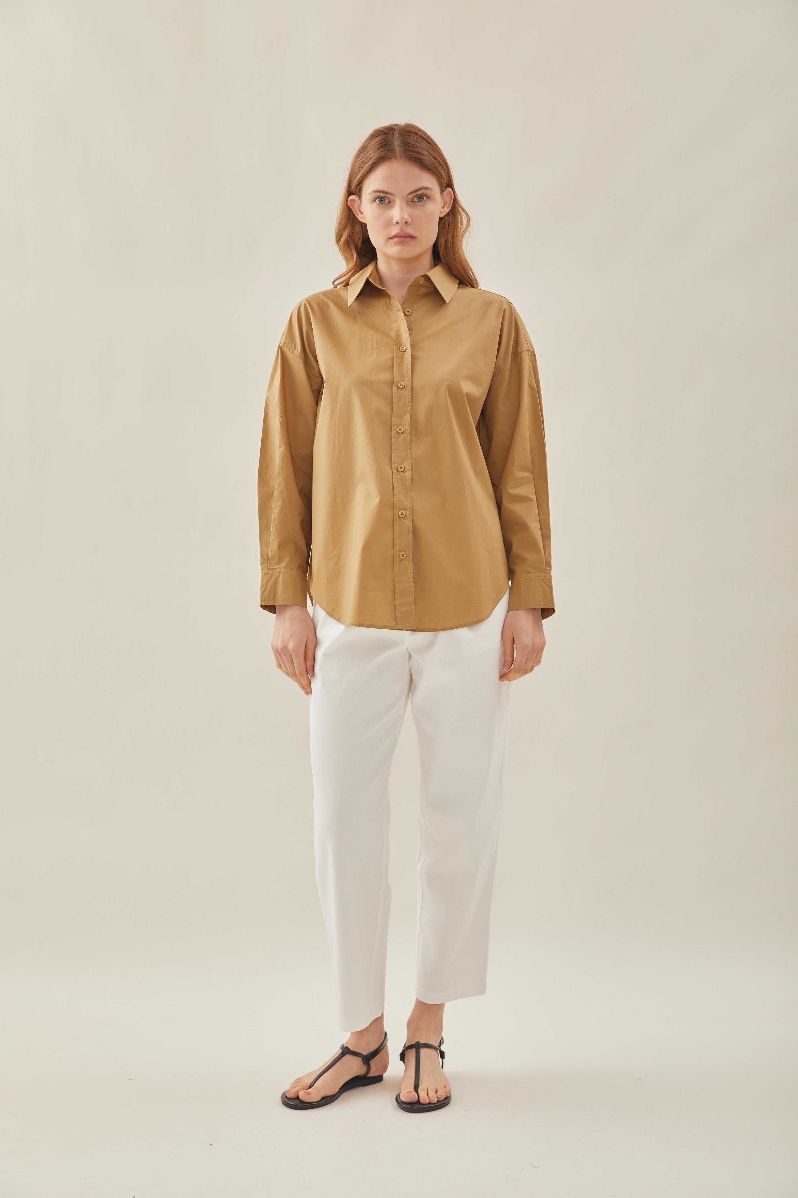 STUDIOS Lightweight Shirt in Warm Sand