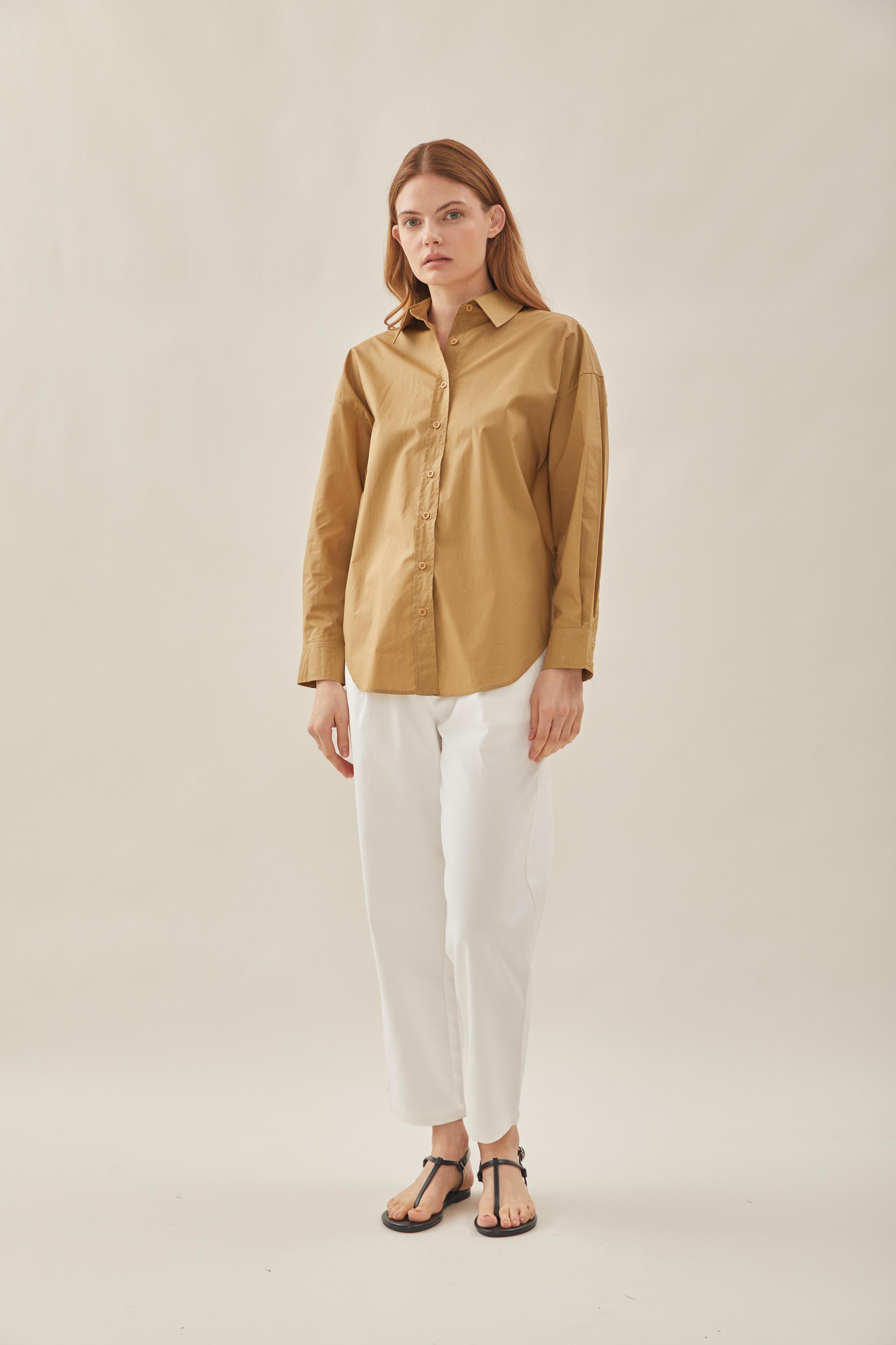 STUDIOS Lightweight Shirt in Warm Sand