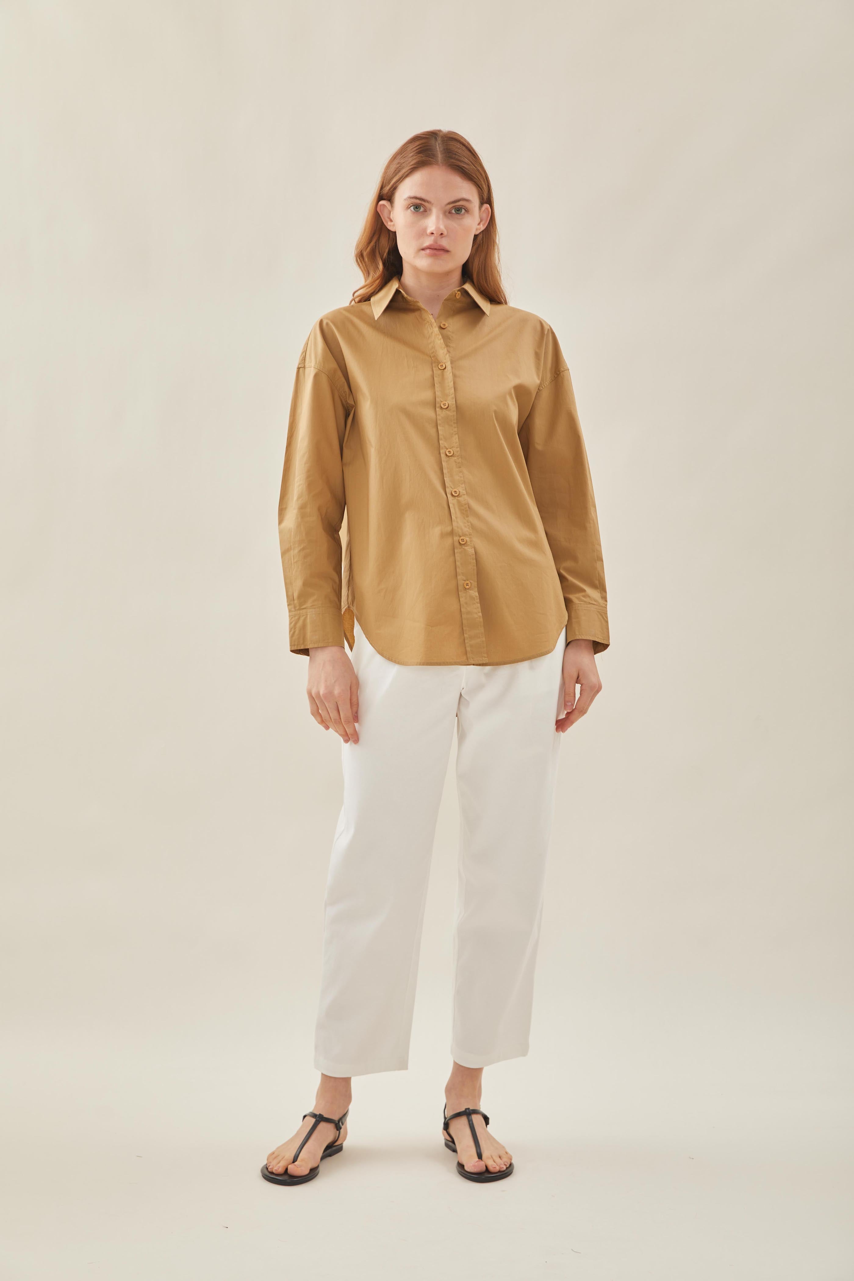 STUDIOS Lightweight Shirt in Warm Sand