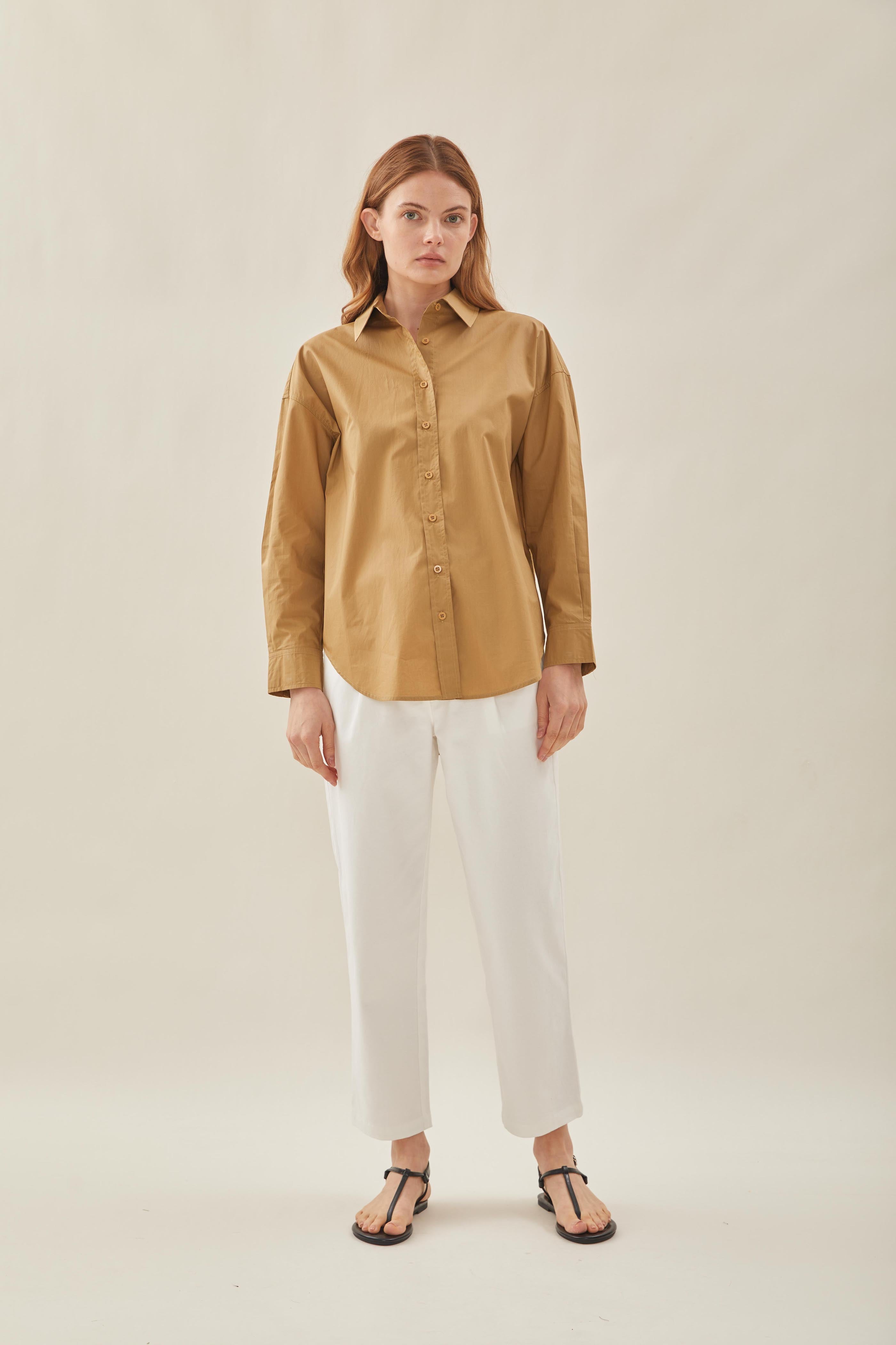 STUDIOS Lightweight Shirt in Warm Sand