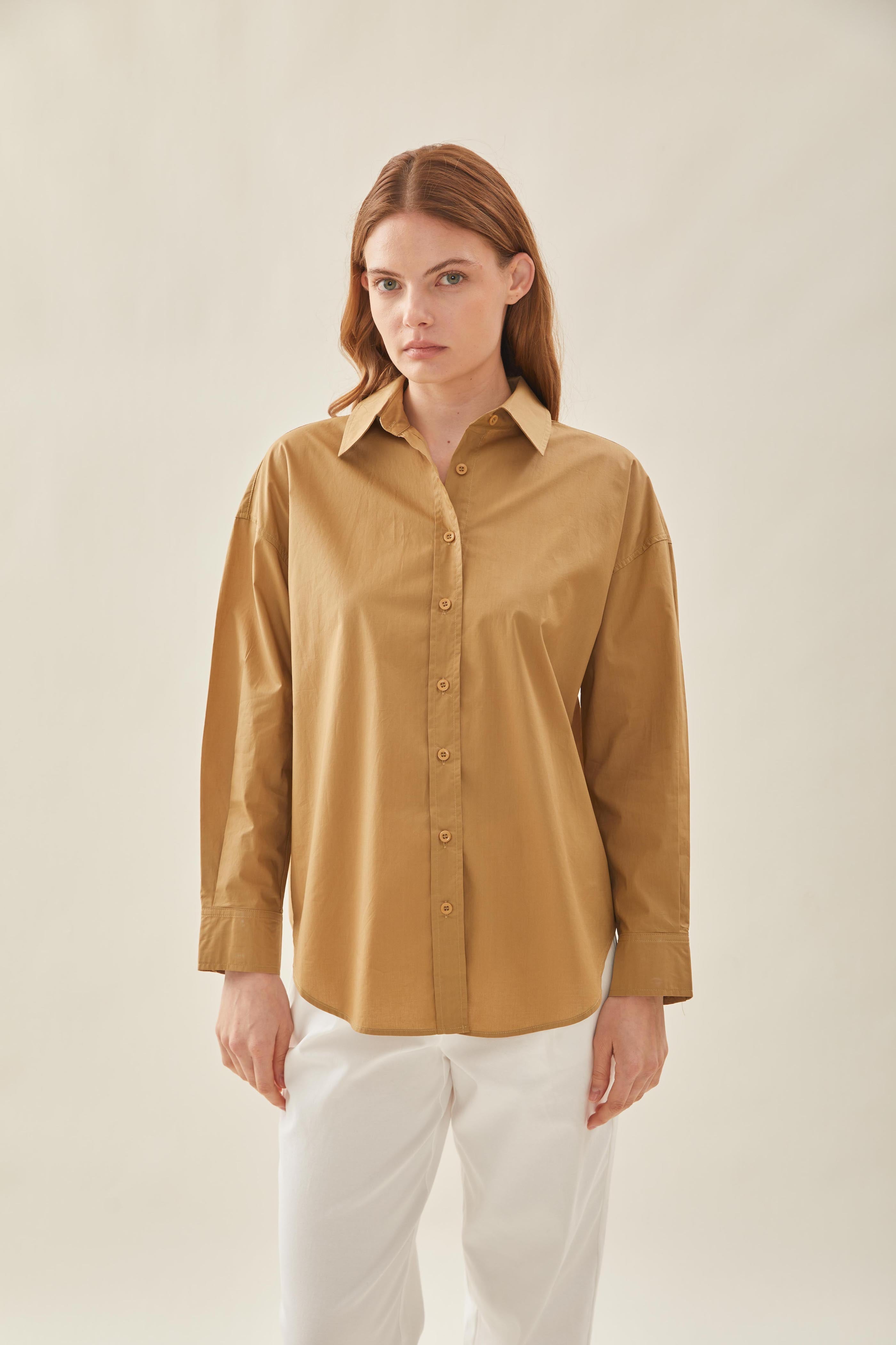 STUDIOS Lightweight Shirt in Warm Sand