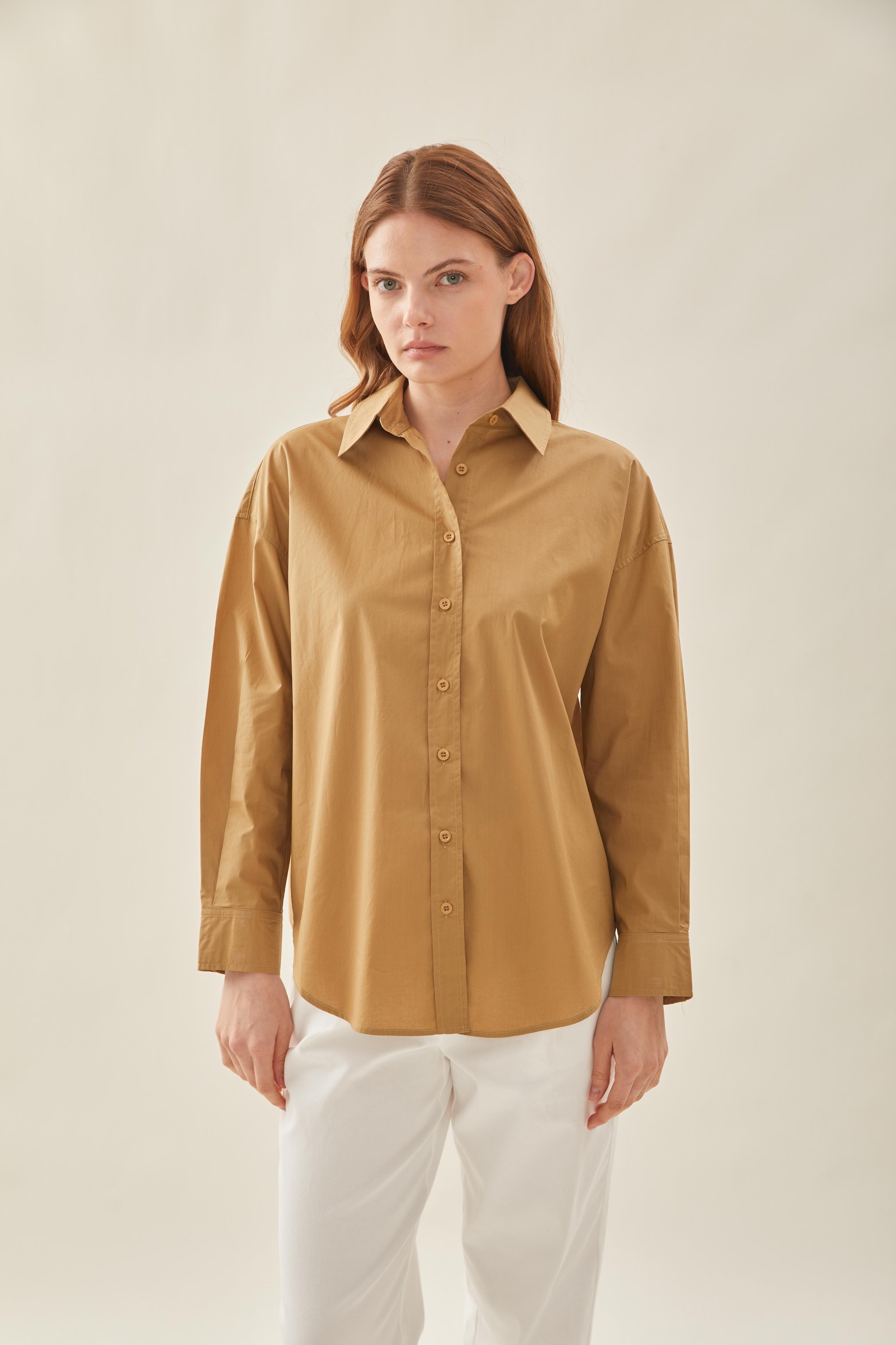 STUDIOS Lightweight Shirt in Warm Sand