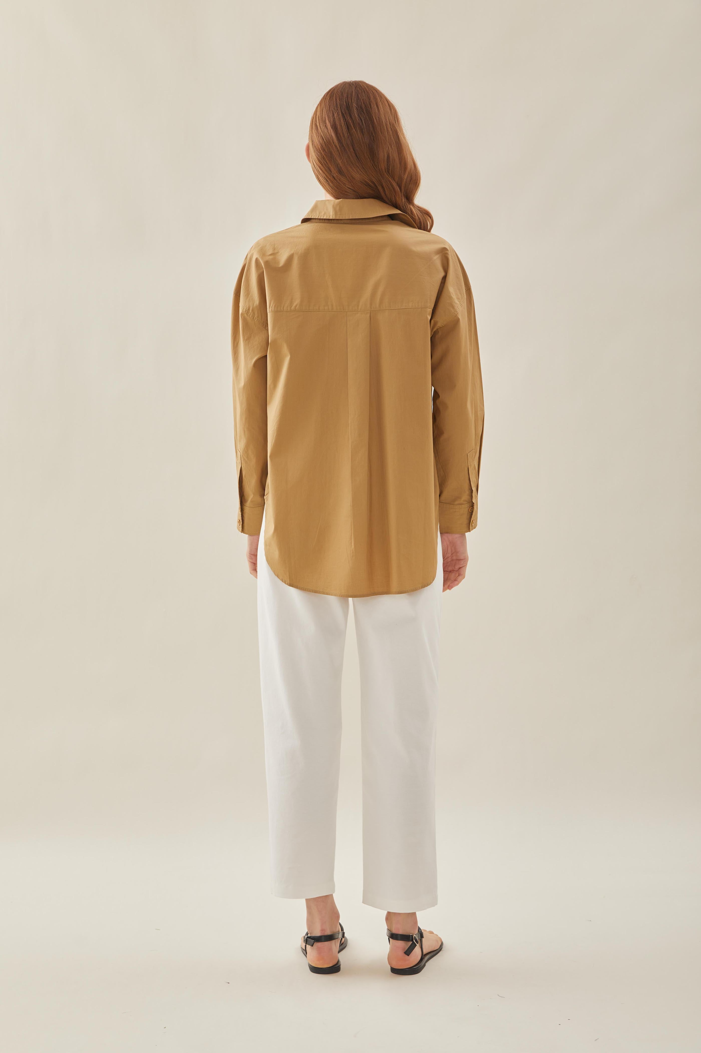 STUDIOS Lightweight Shirt in Warm Sand