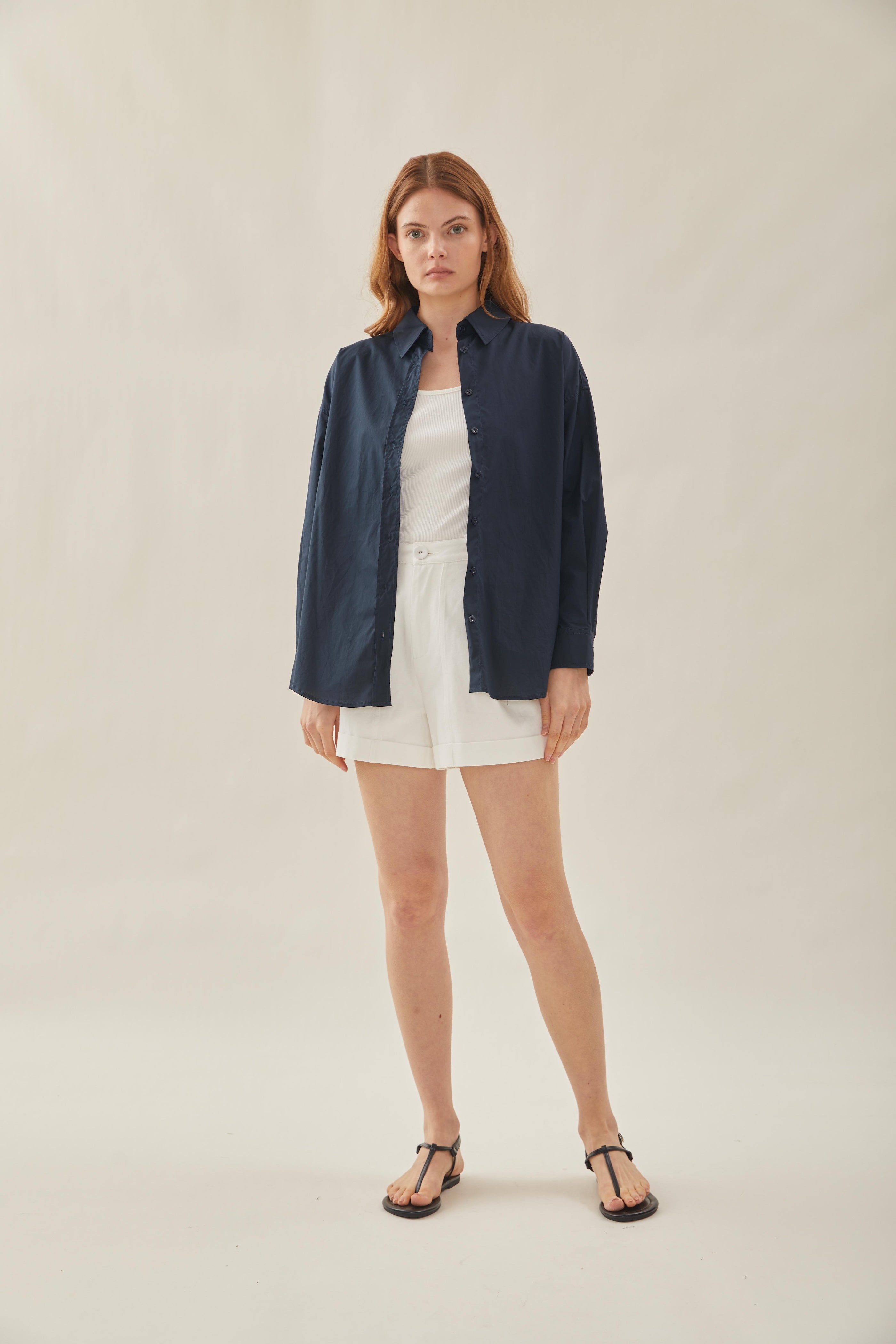 STUDIOS Lightweight Shirt in Dark Navy