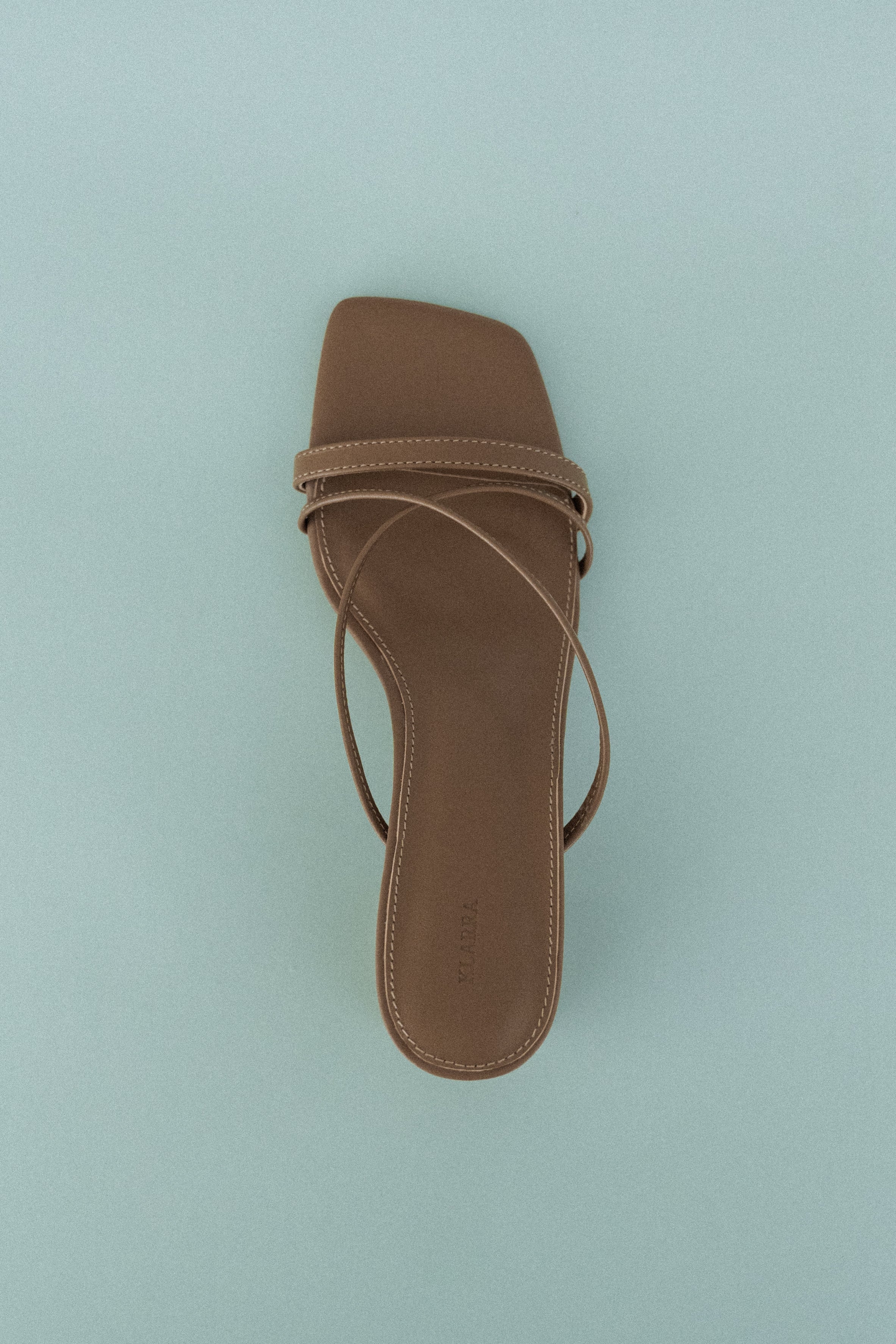 Lais Leather Heels in Oak