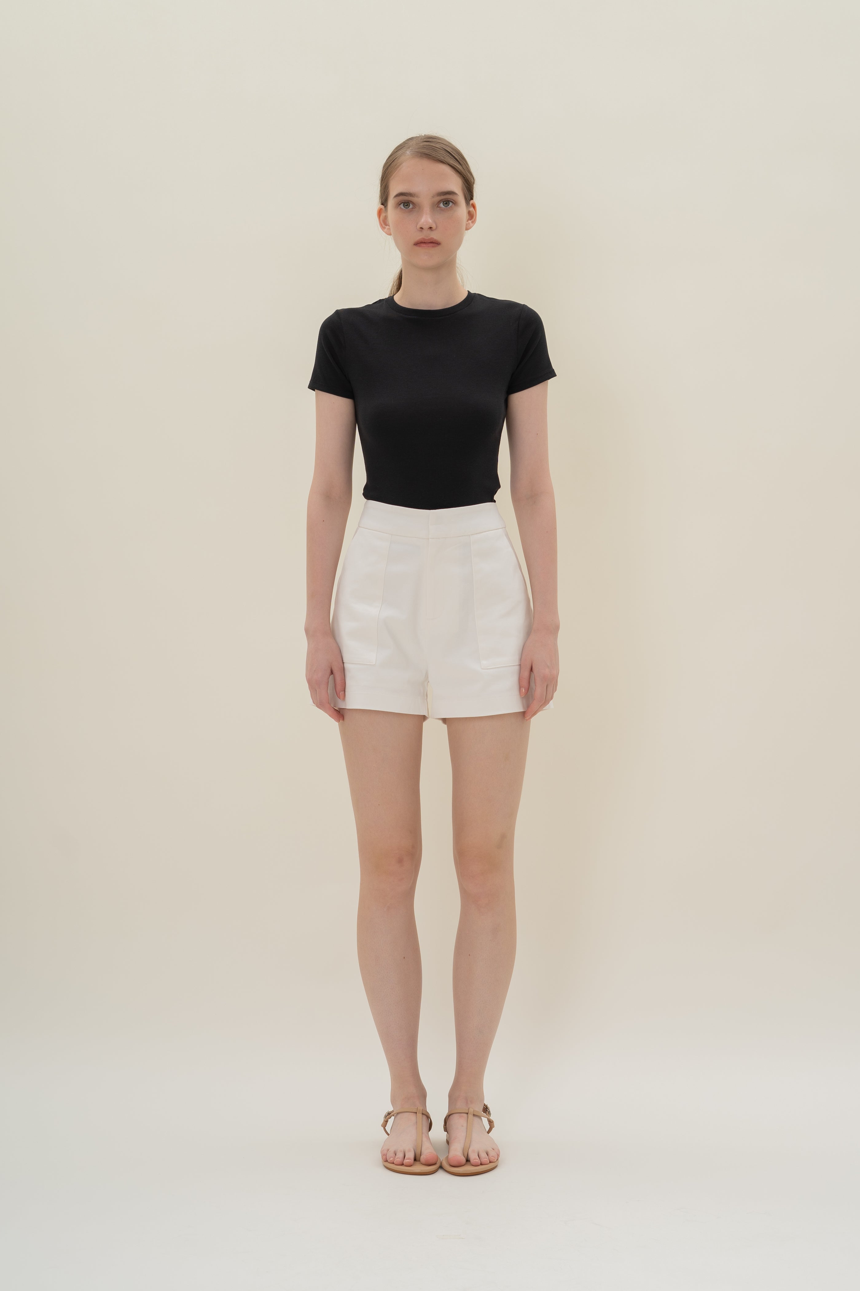 Box Shorts in White