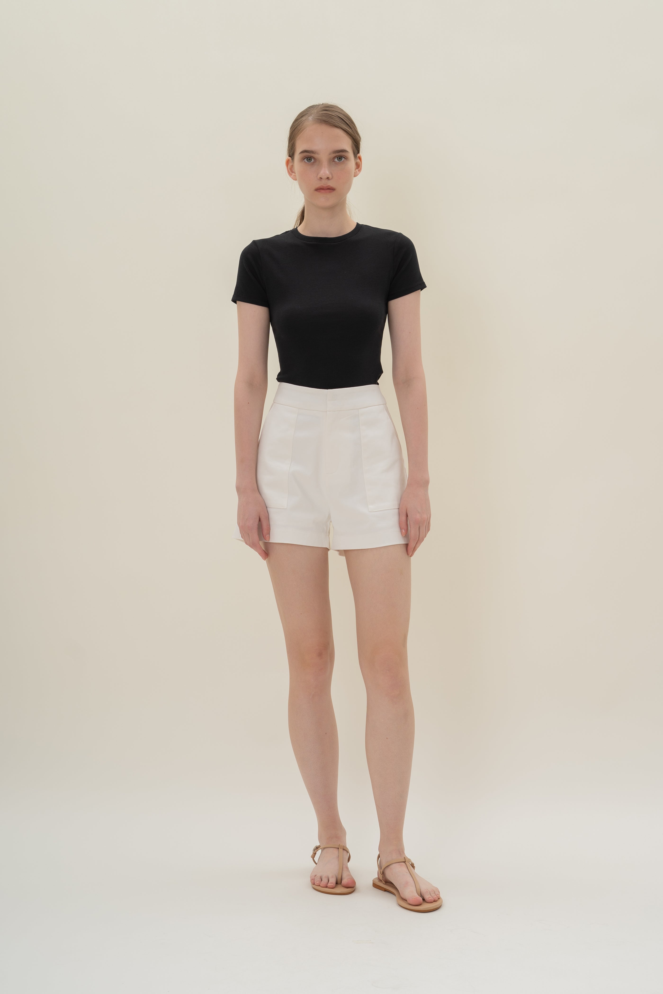 Box Shorts in White