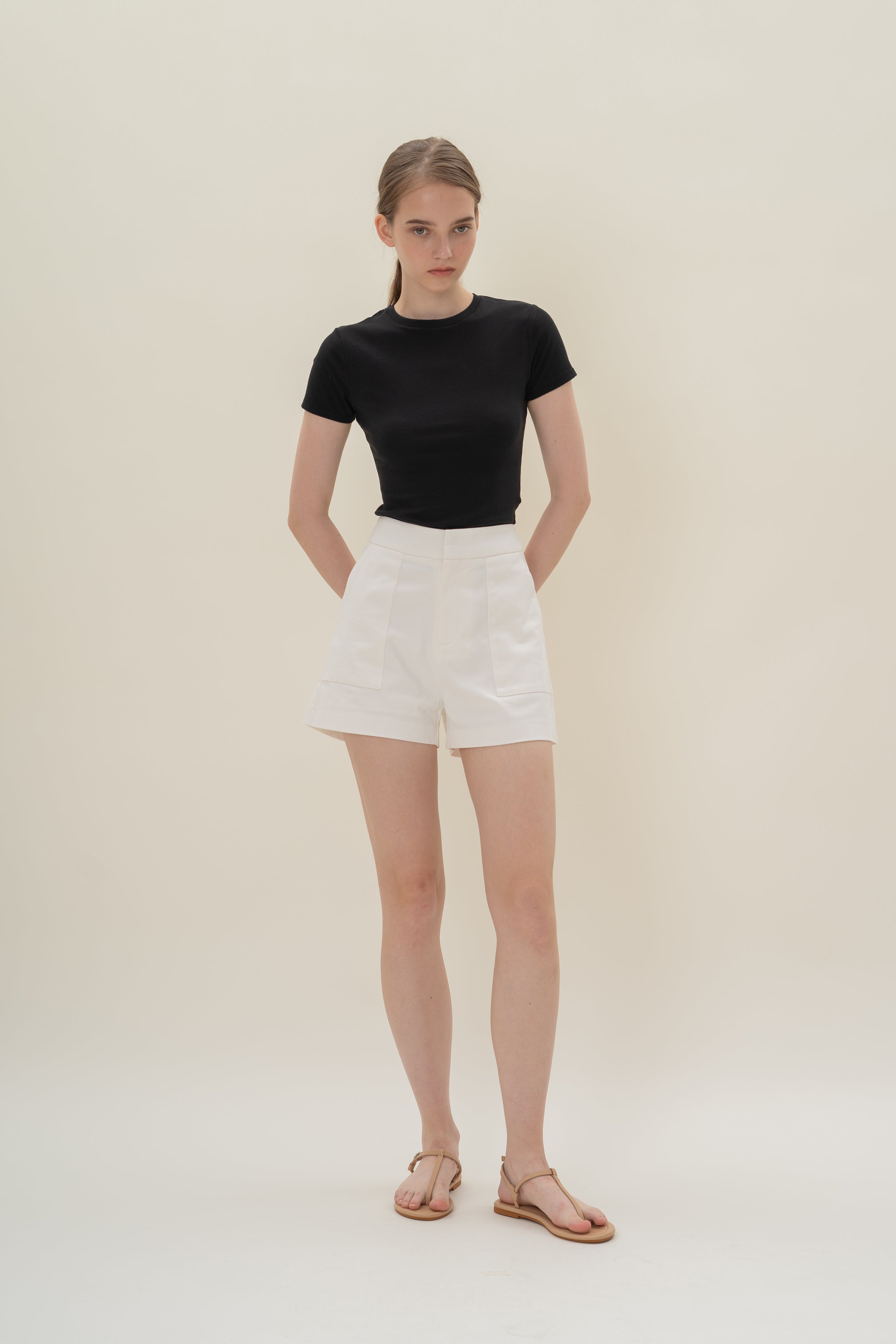 Box Shorts in White